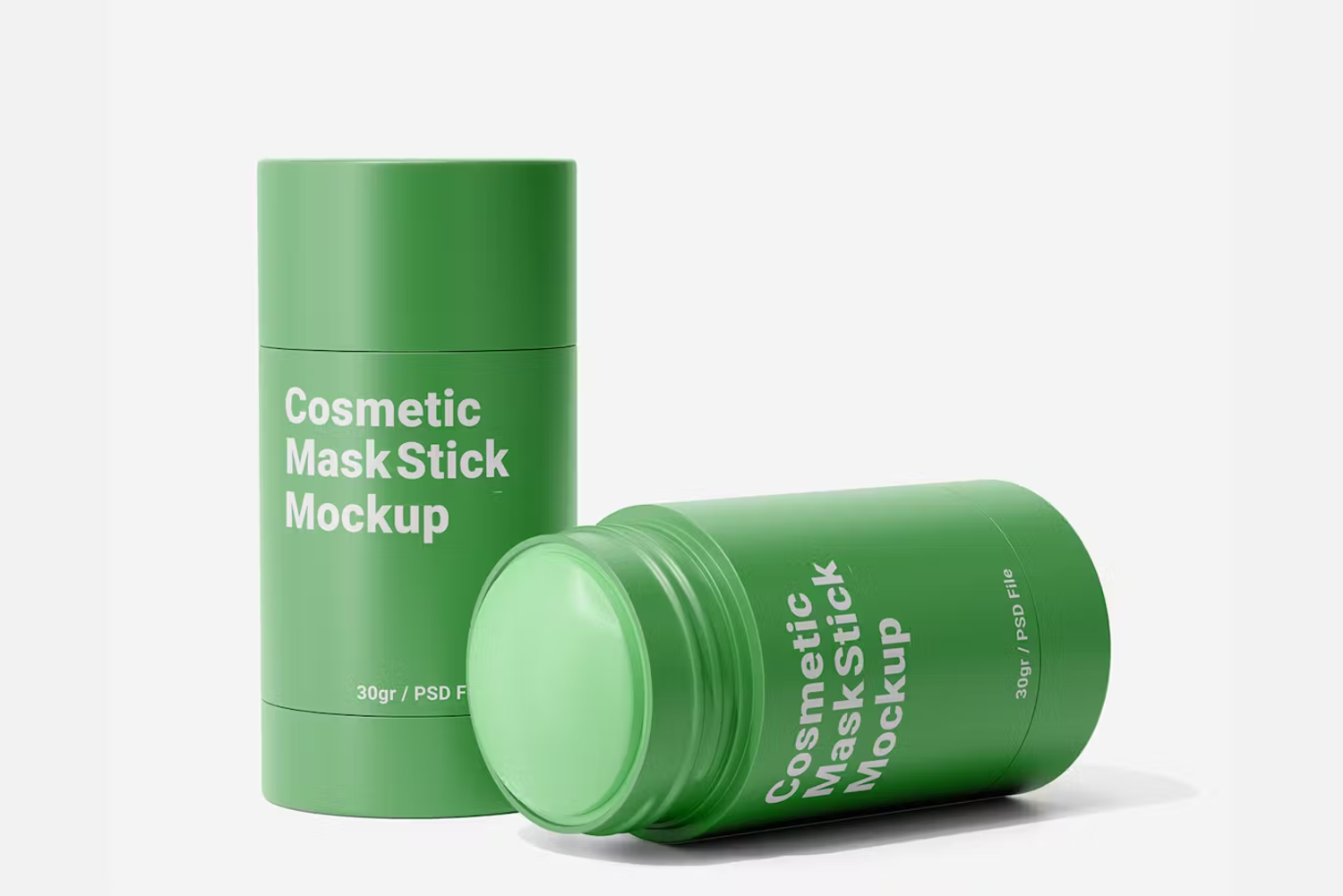 5855 高清定制30克化妆品粘土面膜模型样机-30gr Cosmetic Clay Mask Stick Mockup Vol.2