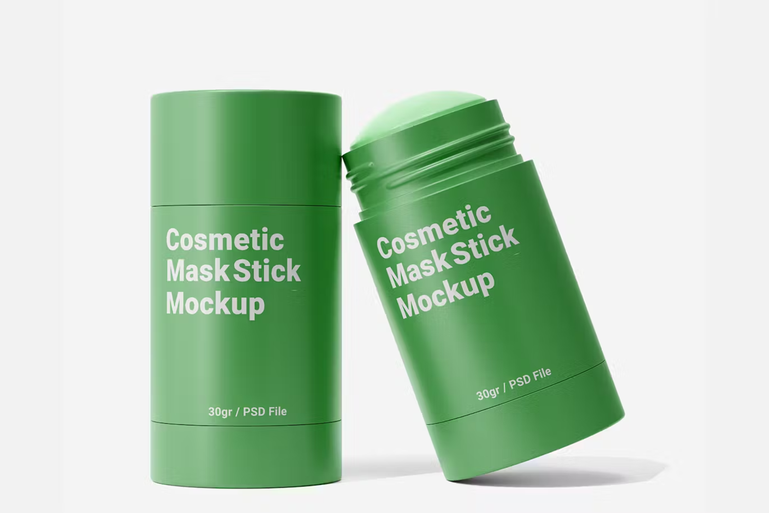 5855 高清定制30克化妆品粘土面膜模型样机-30gr Cosmetic Clay Mask Stick Mockup Vol.2