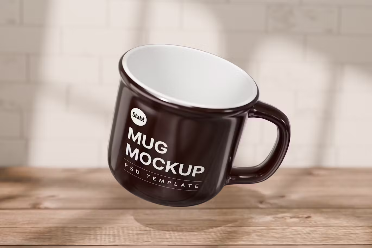 5862 高清瓷釉杯模型样机-Enamel Mug Mockup