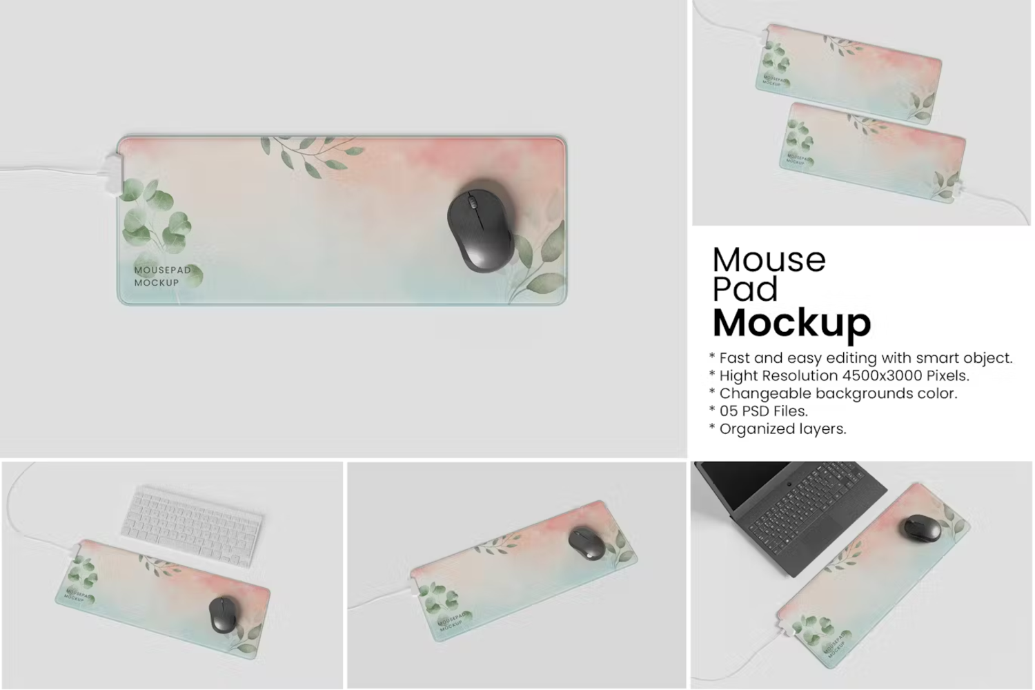 5863 鼠标垫模拟器设计样机-Mouse Pad Mockup