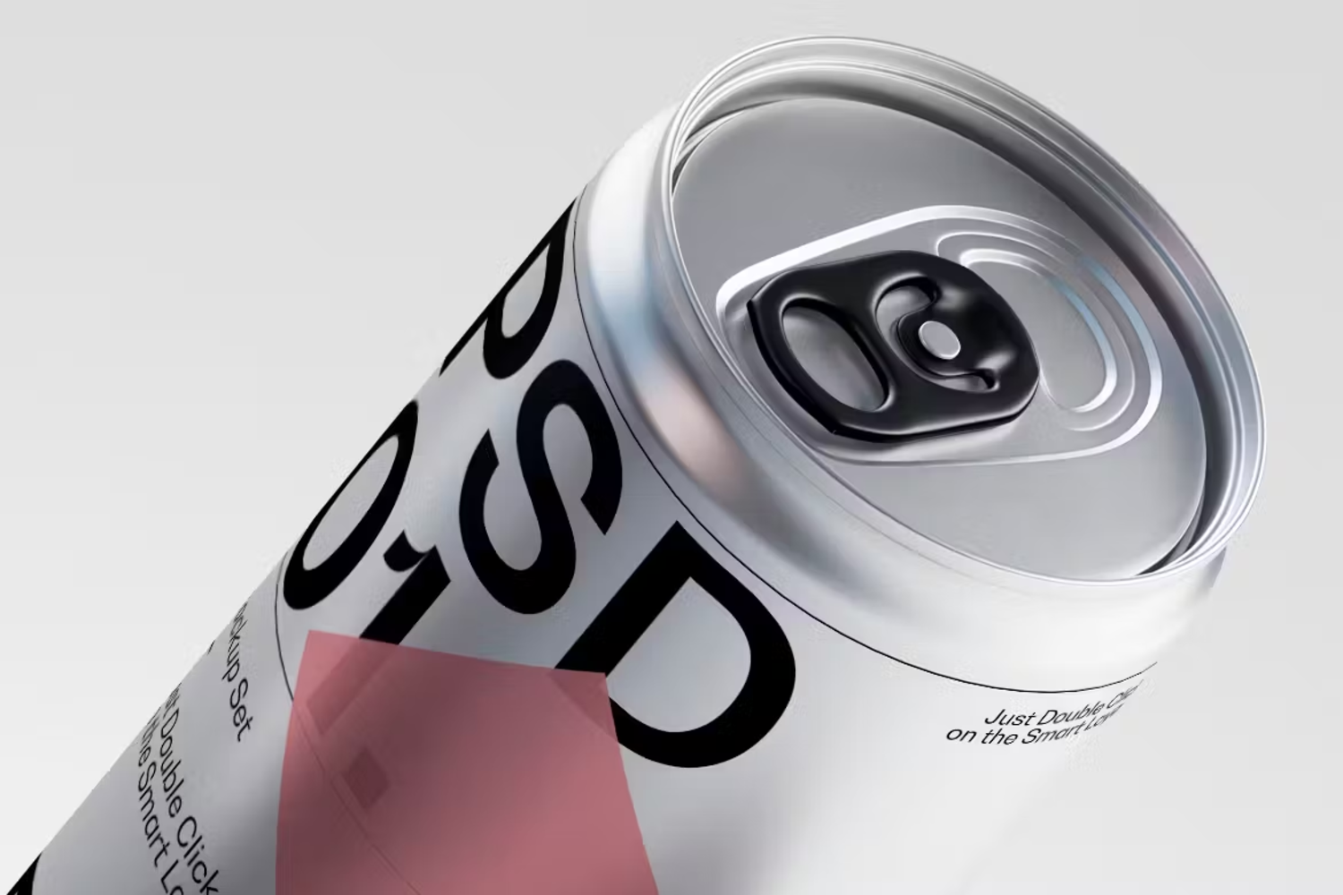 5869 高清模拟罐头PSD样机-Soda Can Mockup