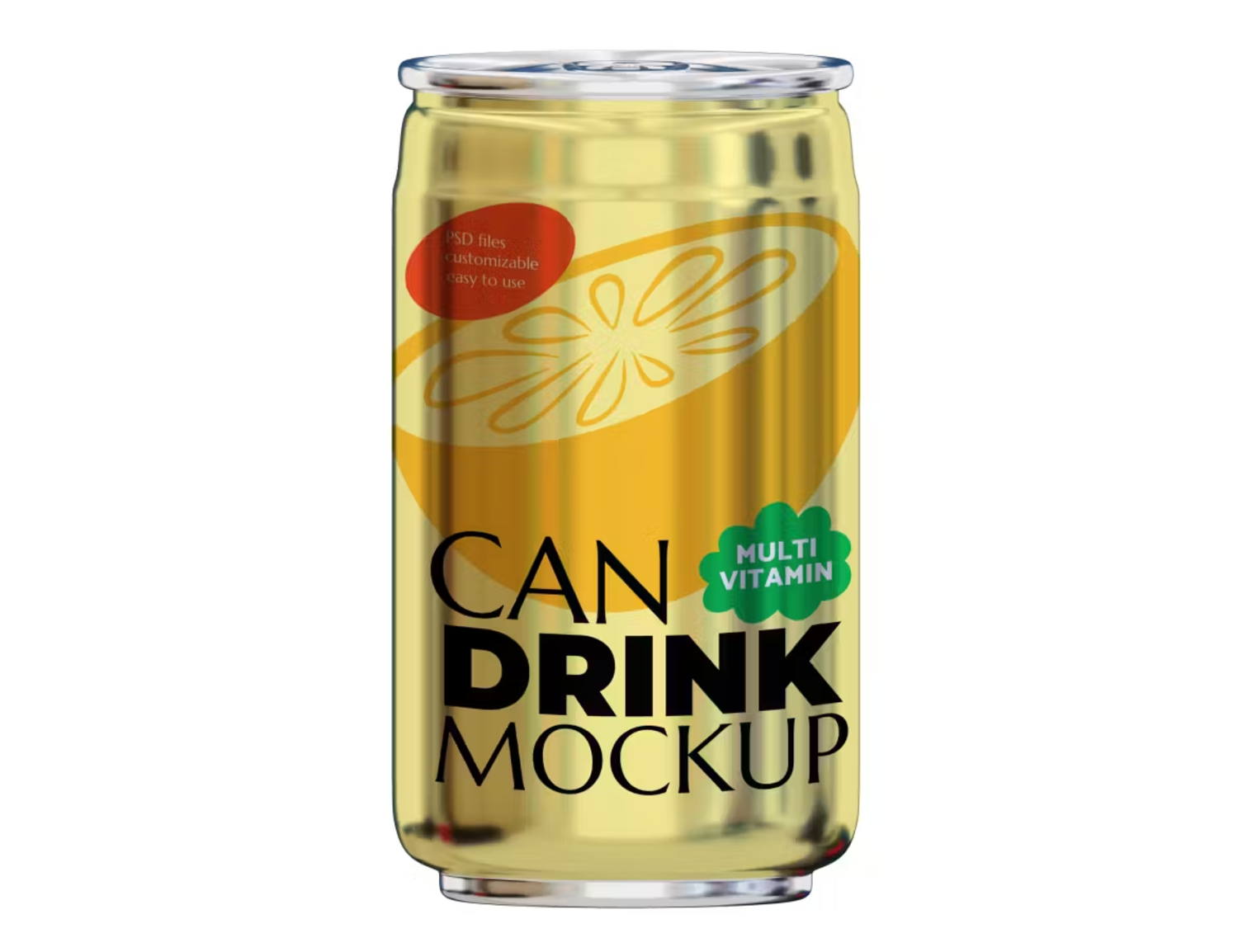 5874 创意独特高清饮料罐模型展示样机-Drink Can Product Mock-ups