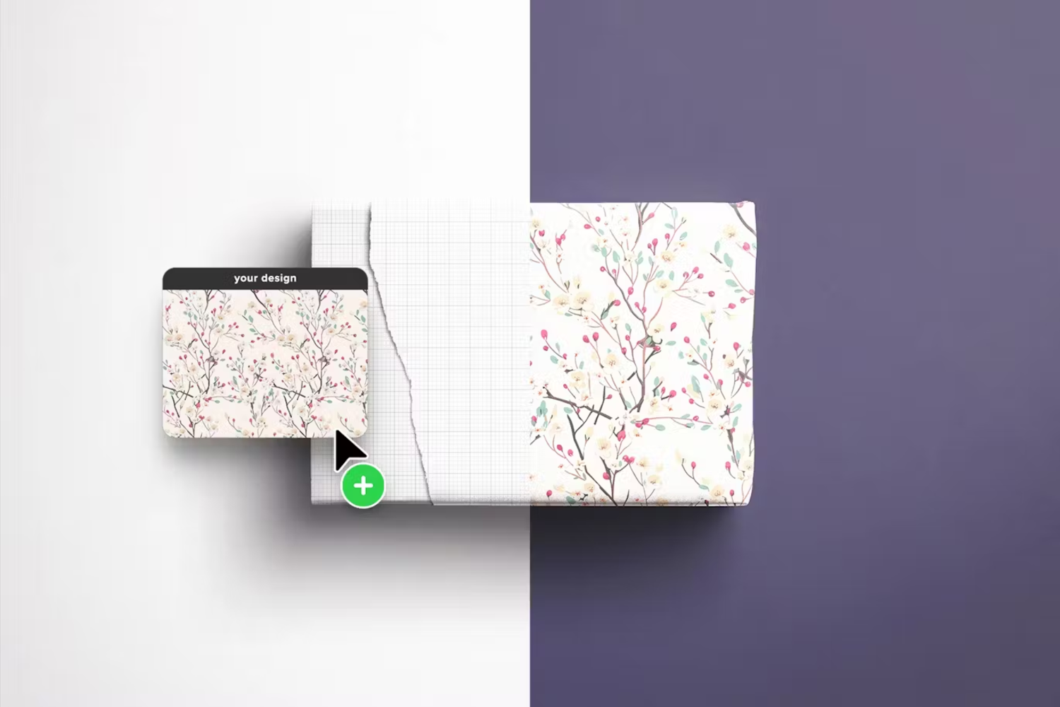 5880 高品质礼品包装盒子样机-Box Mockup Ripped Gift Wrap