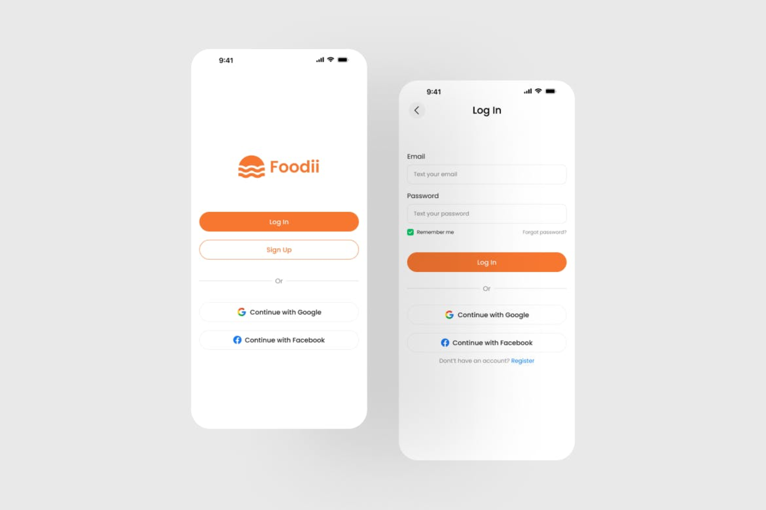 5912 烹饪食谱手机应用 App UI Kit