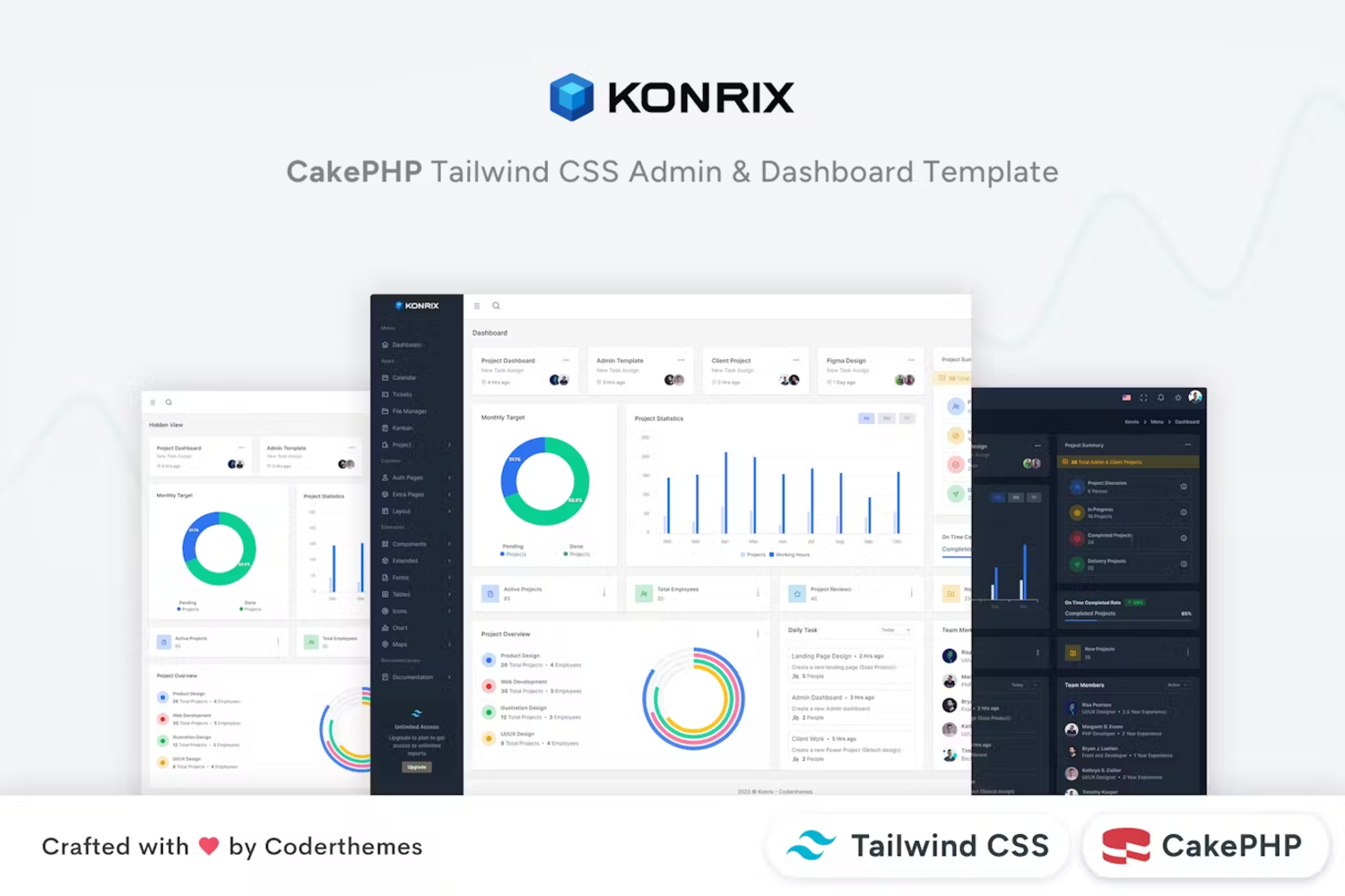 5949 Konrix – CakePHP Tailwind CSS 高级管理电脑面板-Konrix – CakePHP Tailwind CSS Admin & Dashboard