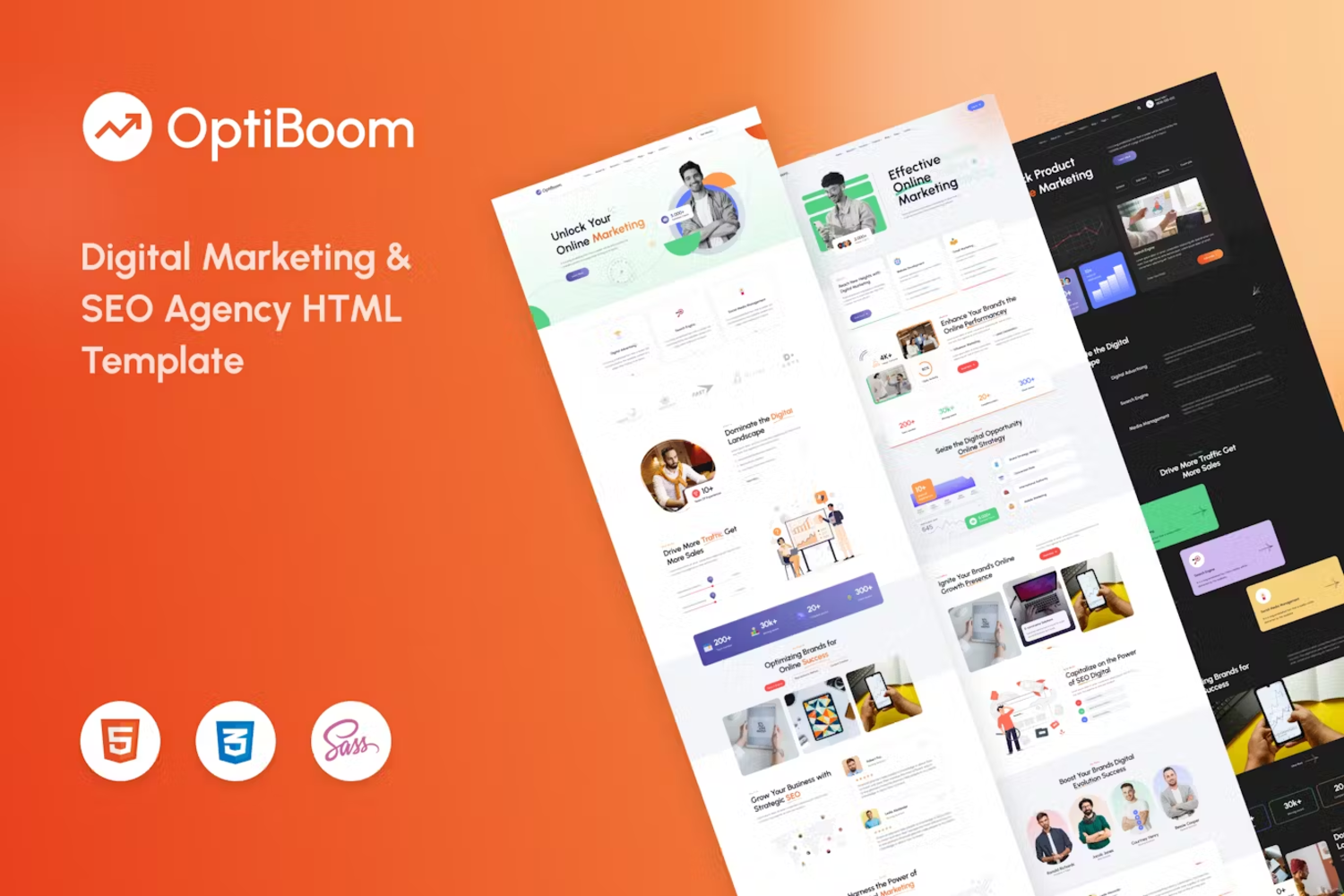 5974 OptiBoom – 专业SEO机构HTML5电脑模板-OptiBoom – Digital Marketing & SEO Agency HTML5