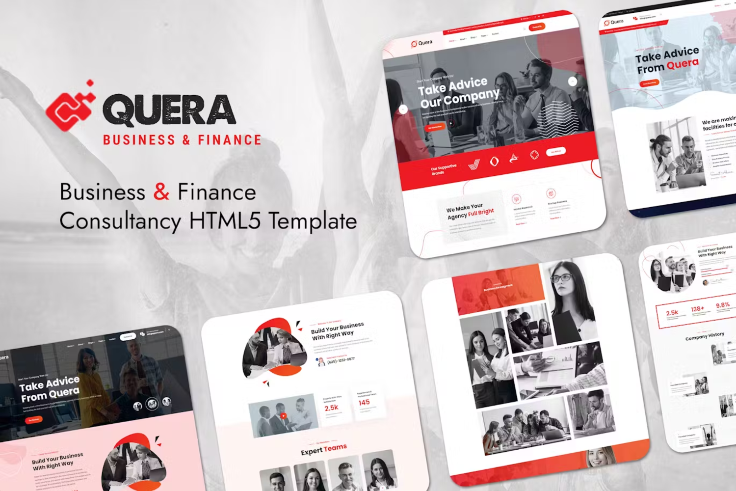 5978 专业商务金融咨询HTML5电脑网页模板-Quera – Business & Finance Consultancy HTML5