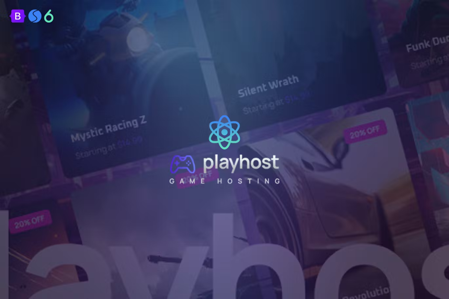 5980 现代设计游戏主机服务器ReactJs电脑模板-Game Hosting React NextJs Template – Playhost