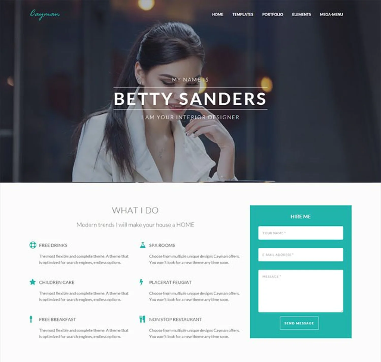 5988 电脑主题网站模板 Cayman – HTML Bootstrap Theme