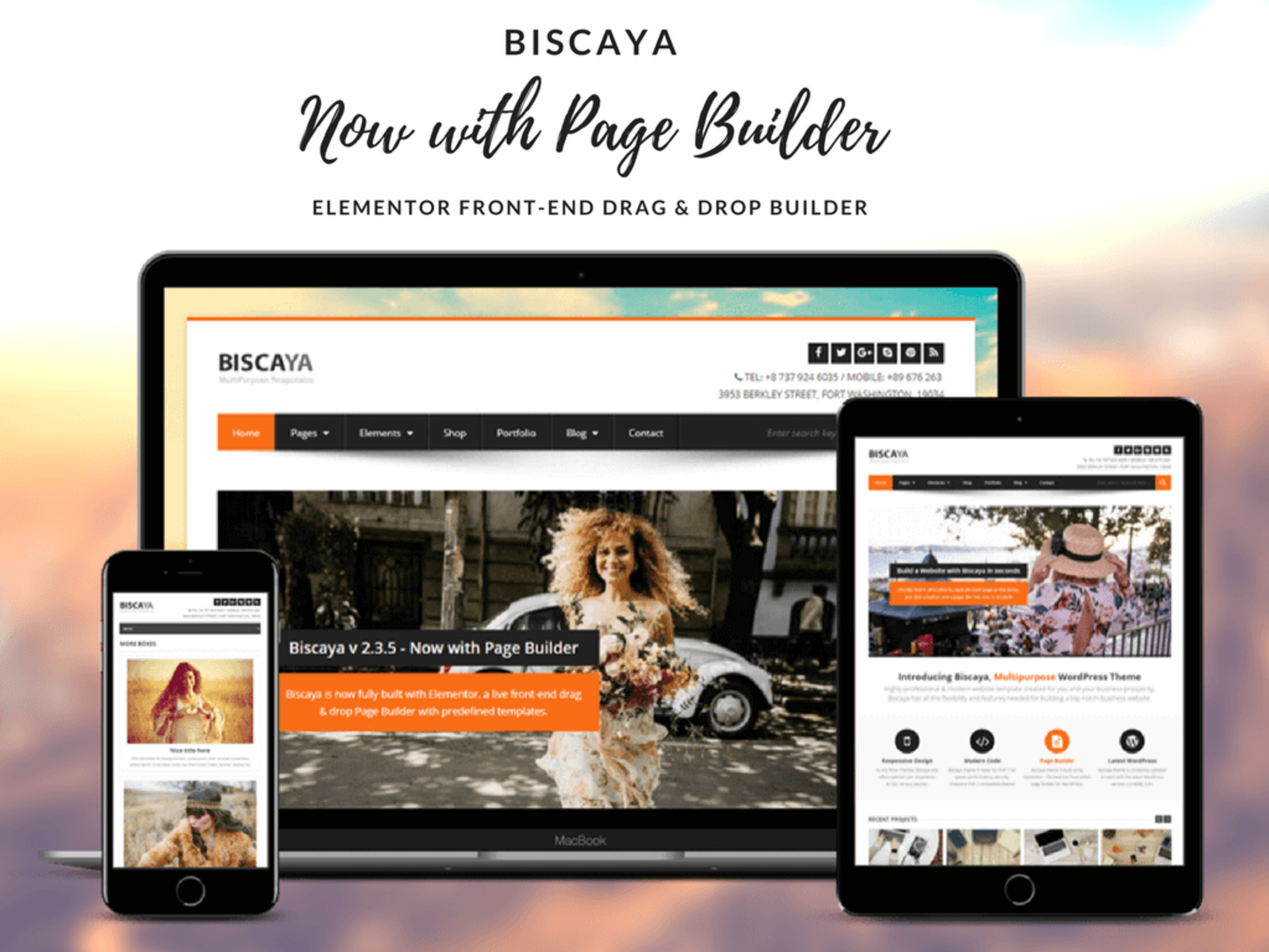 5997 新闻主题WordPress电脑模板 Biscaya for WordPress