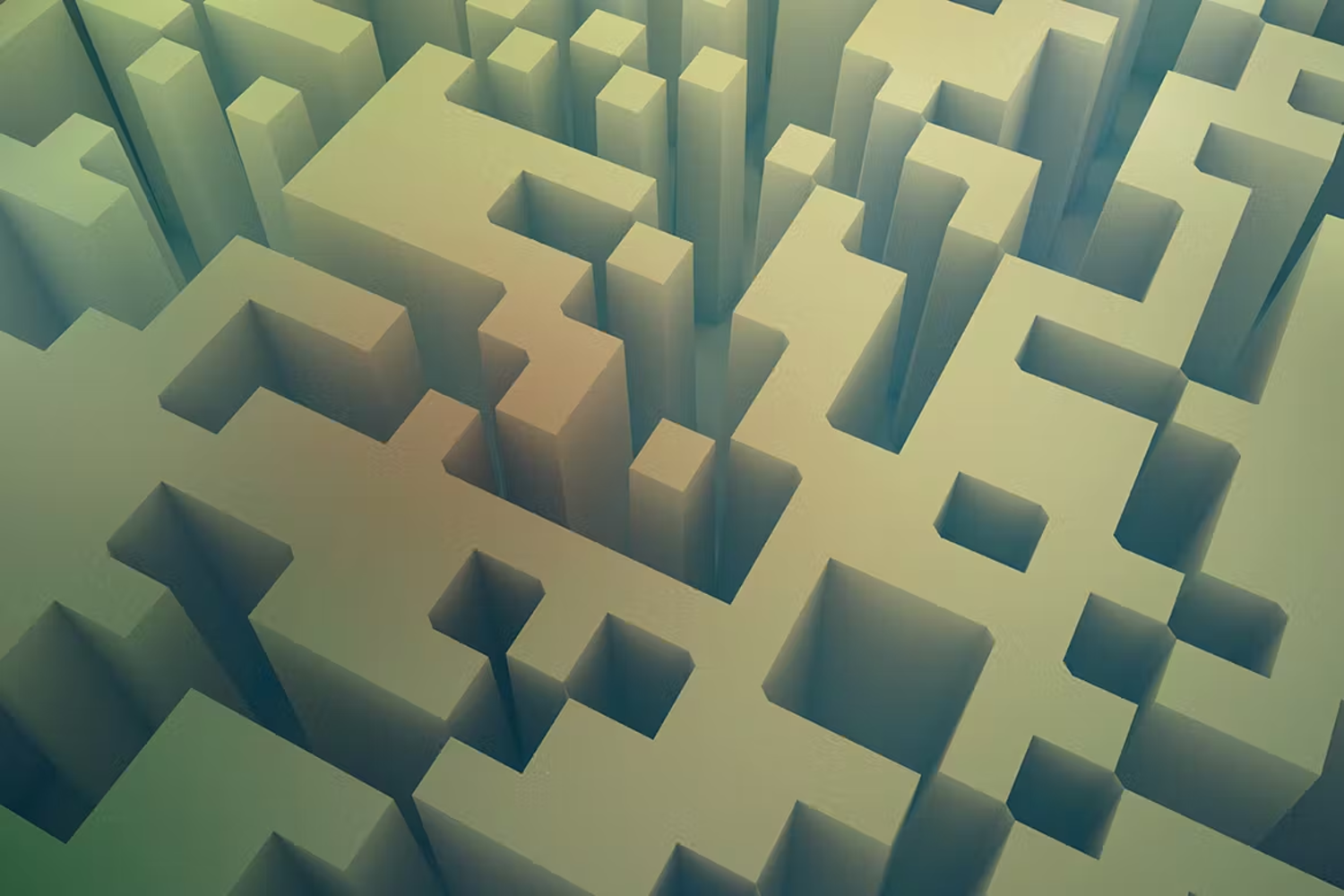 6017 多彩生成迷宫风格构图背景素材-Labyrinth Background