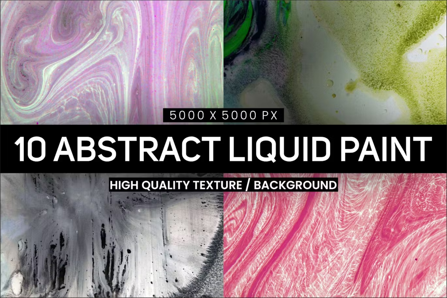 6059 高清抽象液体油漆纹理背景素材-Abstract Liquid Paint Textures