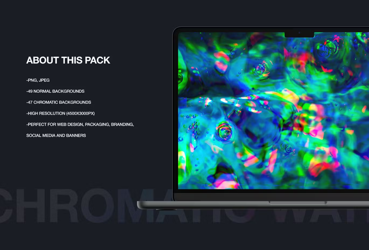 6069 高清水质感色彩抽象背景-Abstract Chromatic Aberration Backgrounds