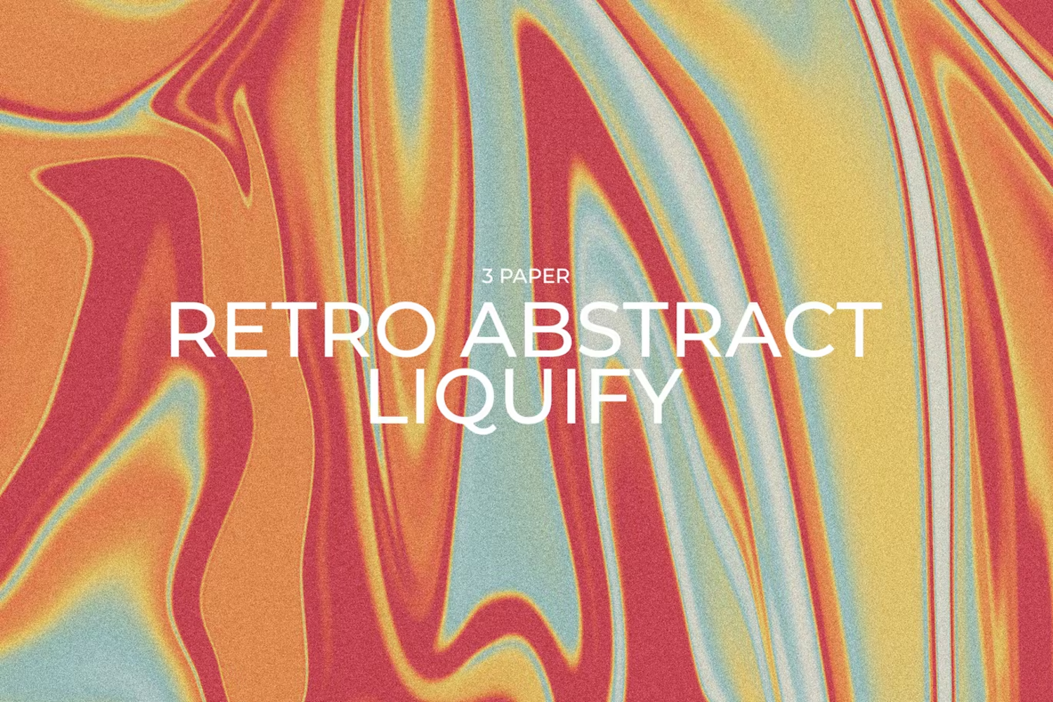6073 高清时尚复古抽象液化背景素材-Retro Abstract Liquify Background