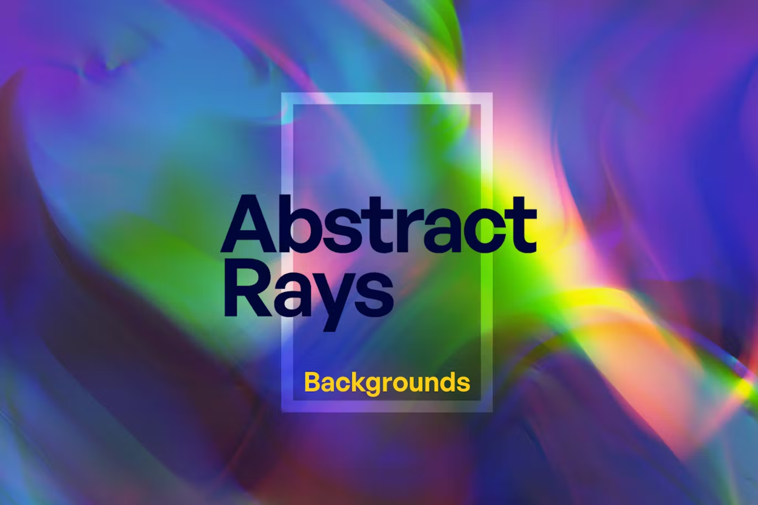 6082 梦幻维度多彩光线背景素材-Abstract Multicolor Rays Background