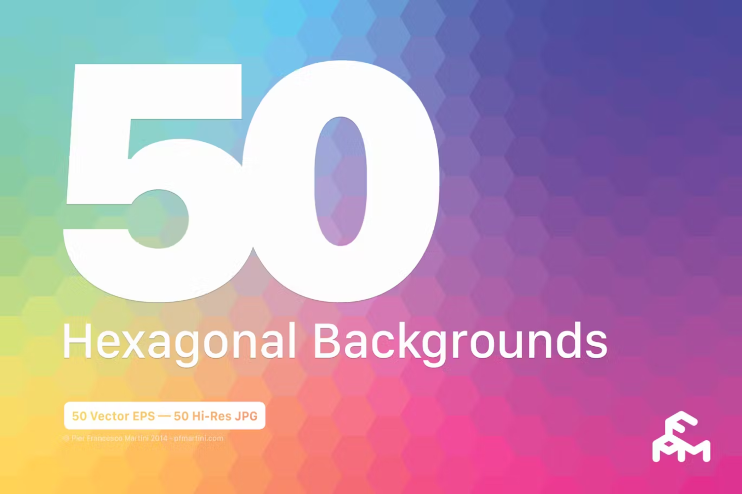 6088 多用途高清六边形背景素材-Hexagonal Backgrounds