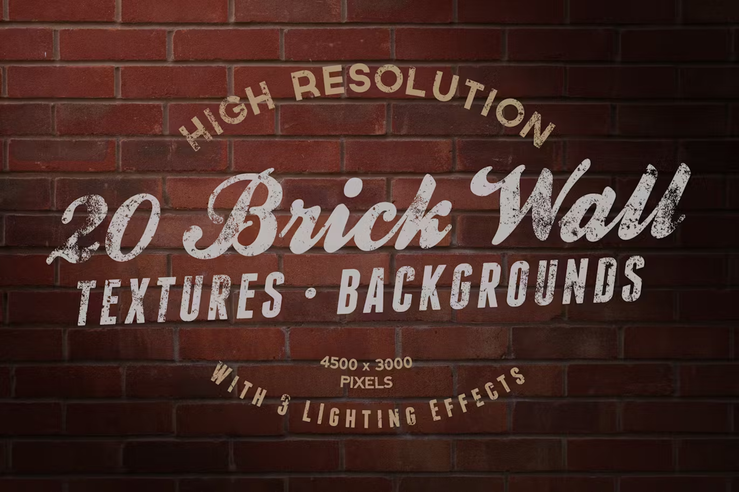 6089 多功能20款砖墙背景素材-Brick Wall Textures  Backgrounds