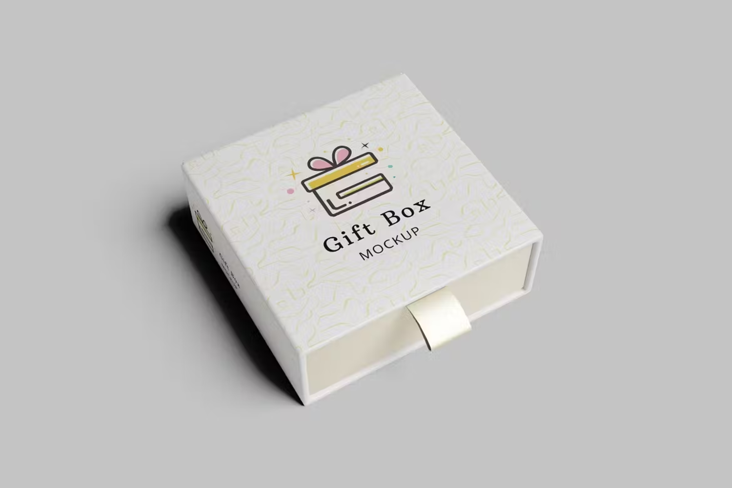 6138 真实外观礼盒模型样机-Gift Box Mockup