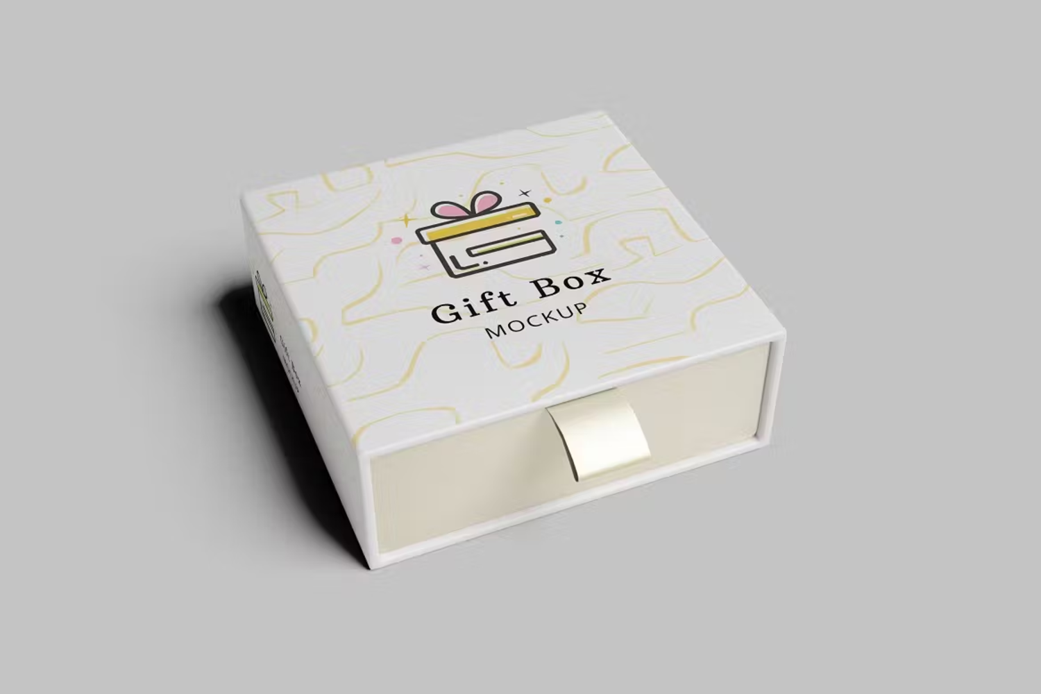 6138 真实外观礼盒模型样机-Gift Box Mockup