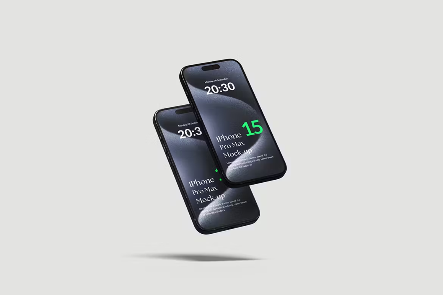 6139 创新设计苹果手机15 Pro Max样机模型-iPhone 15 Pro Max
