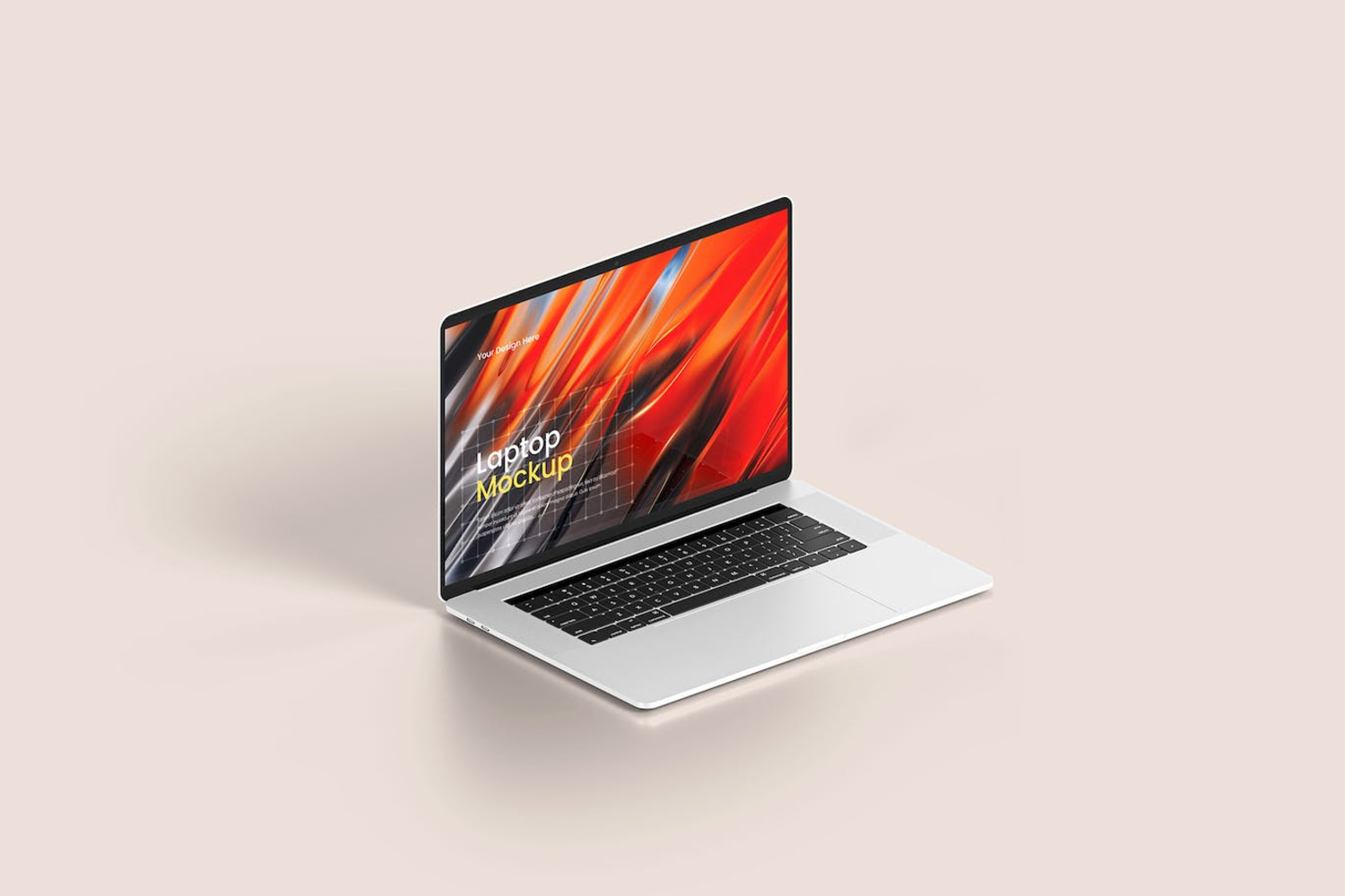 6174 高清屏幕笔记本电脑模型样机-laptop-mockups