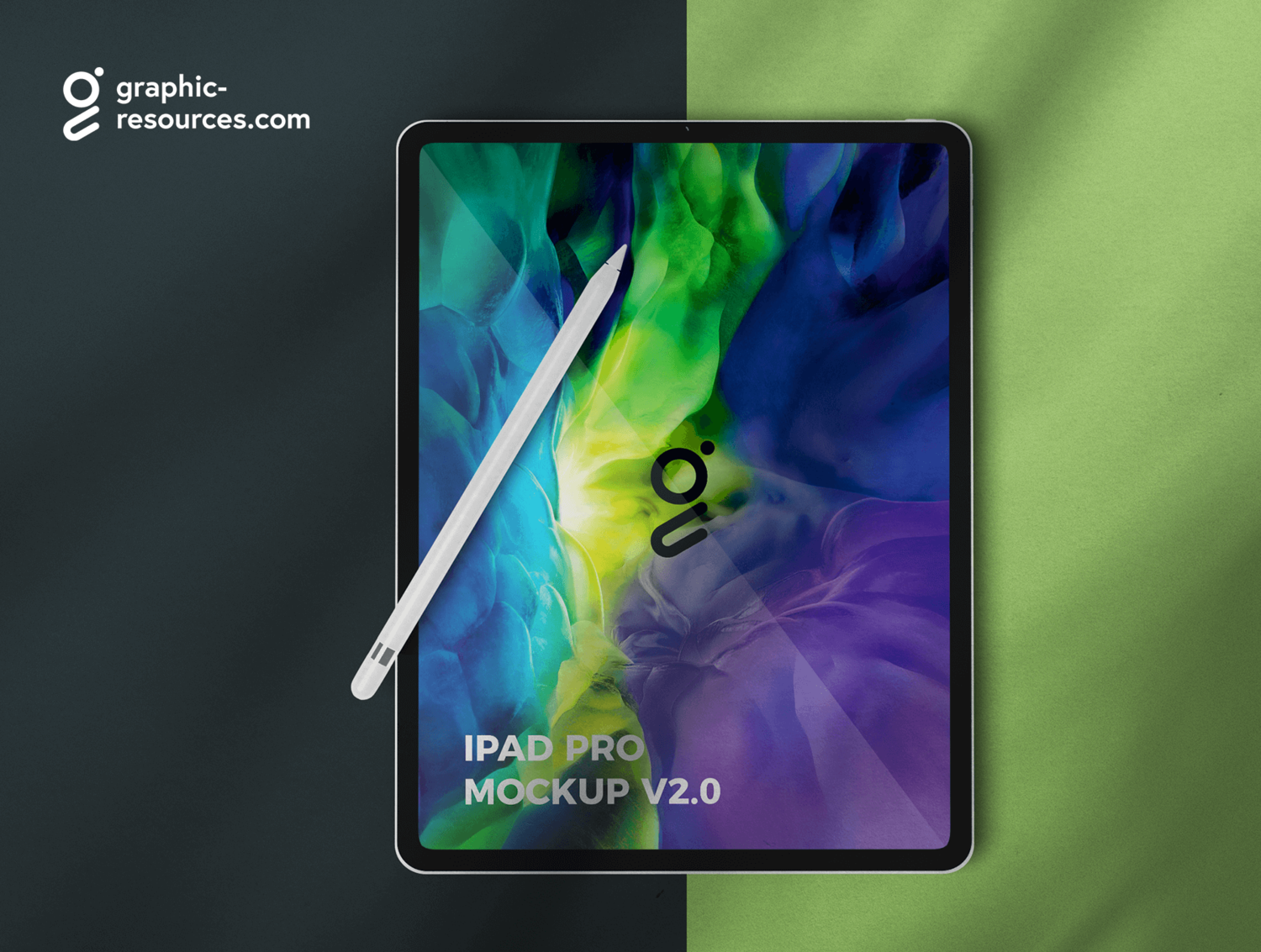 6186 色彩绚丽独特平板电脑模型样机-iPad Pro Mockup
