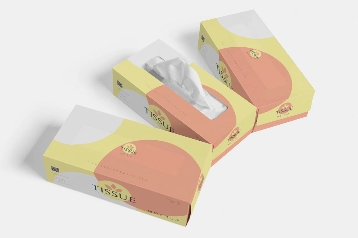 6189 手抽纸巾盒包装设计样机-Tissue_Box_Mockups