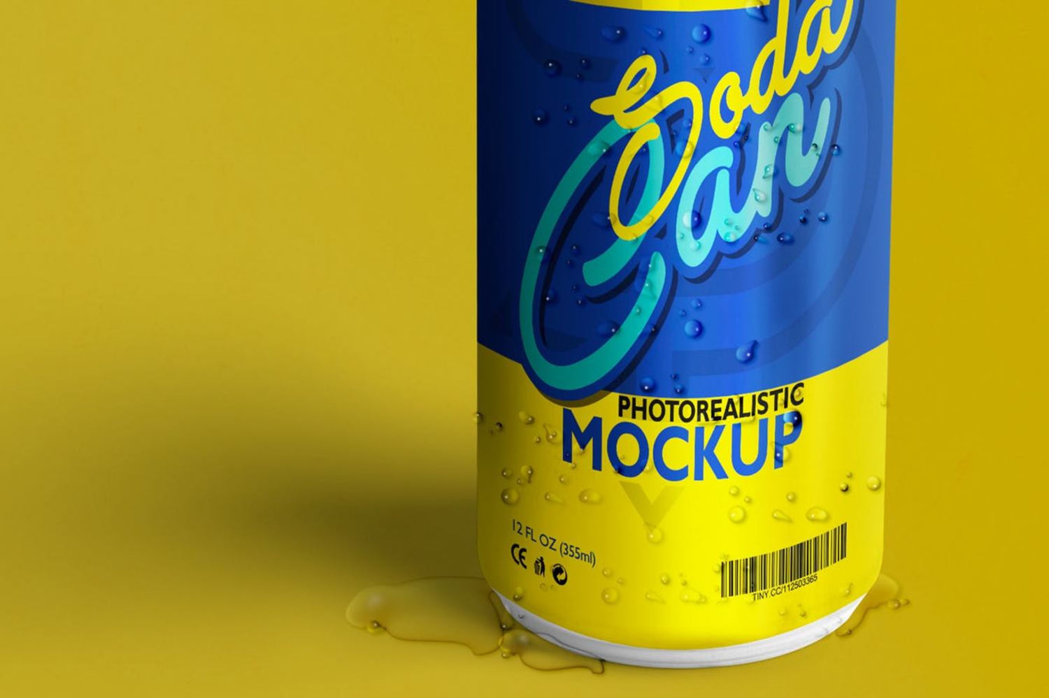 6200 冰冻的凉可乐芬达雪碧易拉罐包装样机模型-soda-can-mockup-3500x2300px-v2