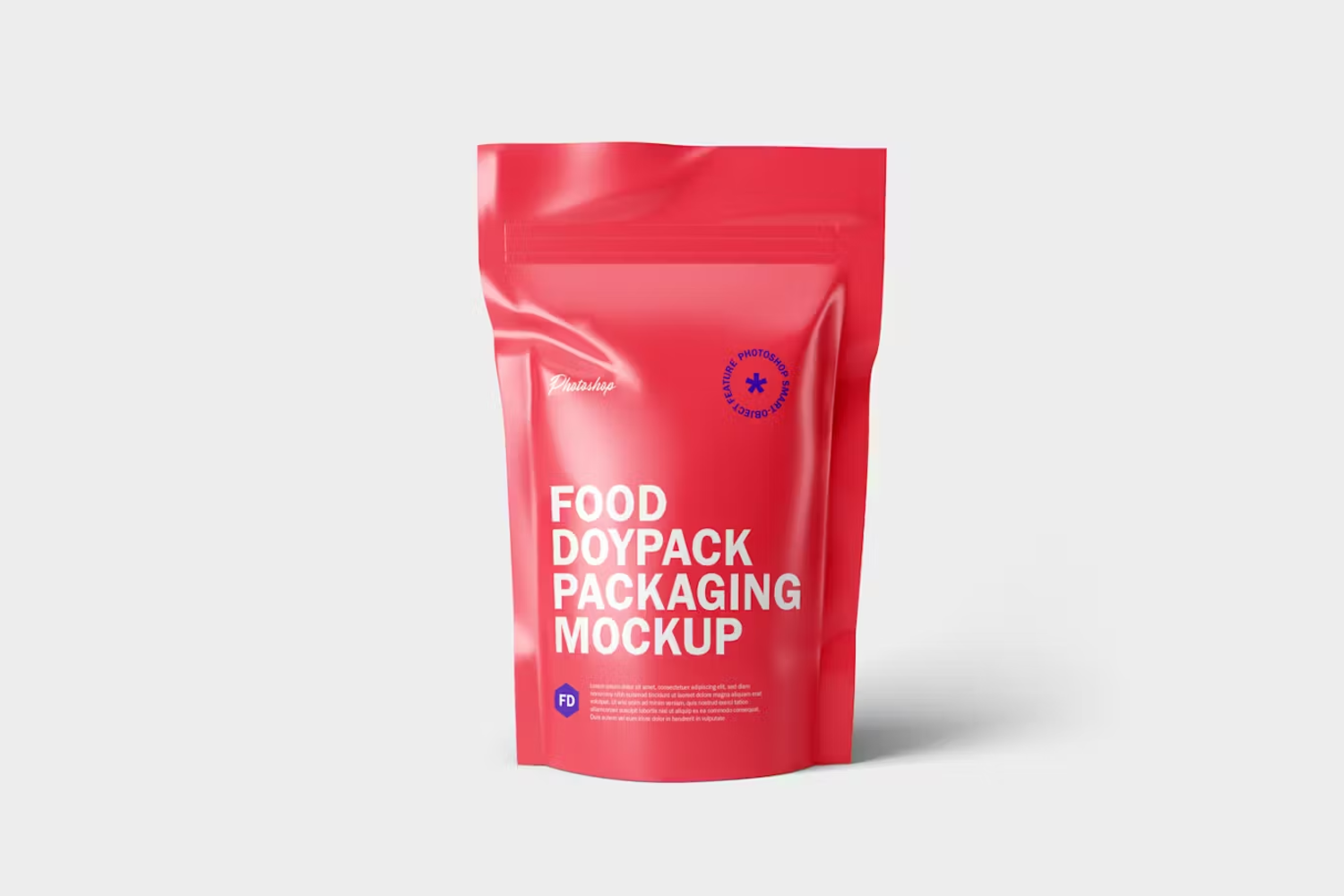 6209 美食包装袋模板设计PSD样机-Food Doypack Packaging Mockups