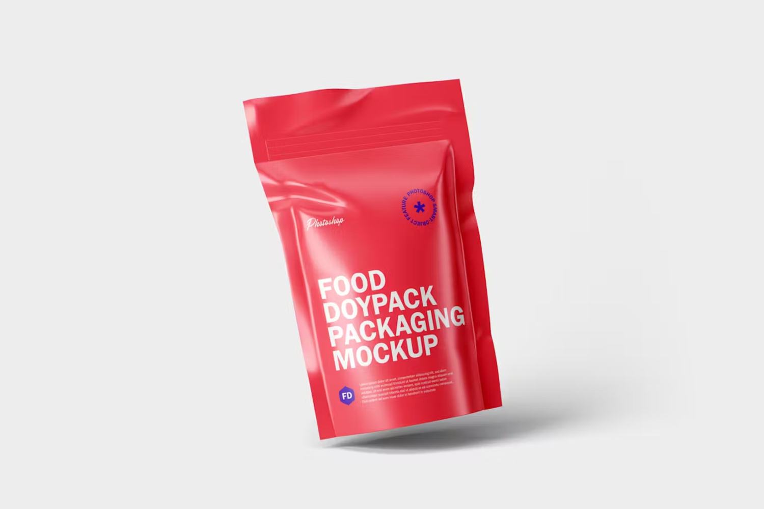 6209 美食包装袋模板设计PSD样机-Food Doypack Packaging Mockups