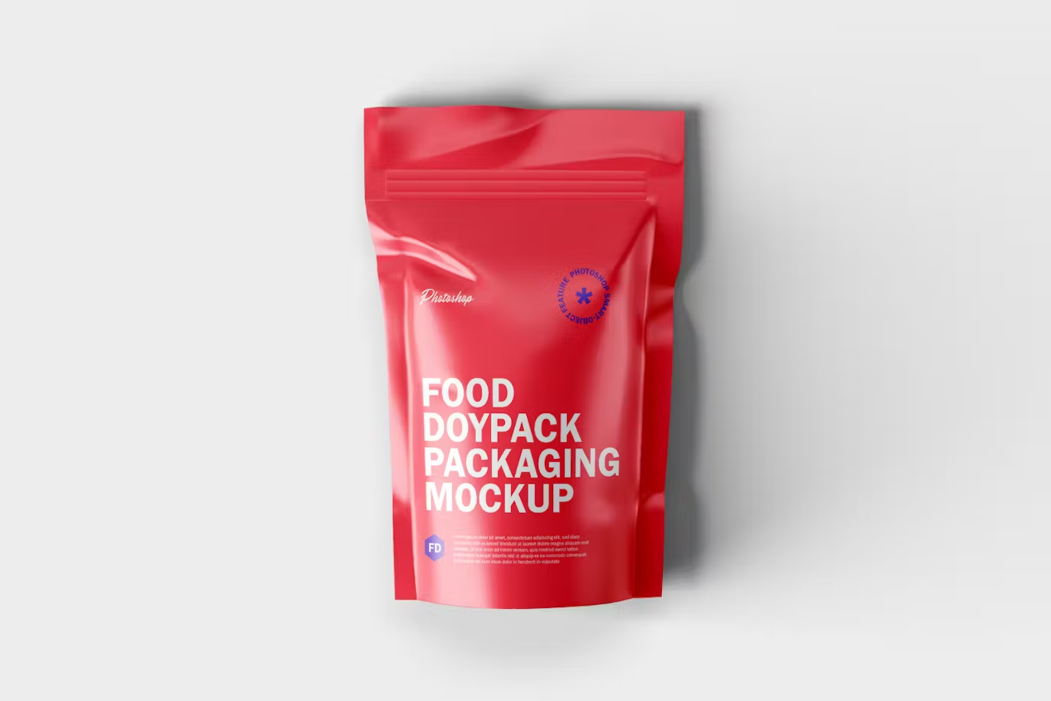 6209 美食包装袋模板设计PSD样机-Food Doypack Packaging Mockups