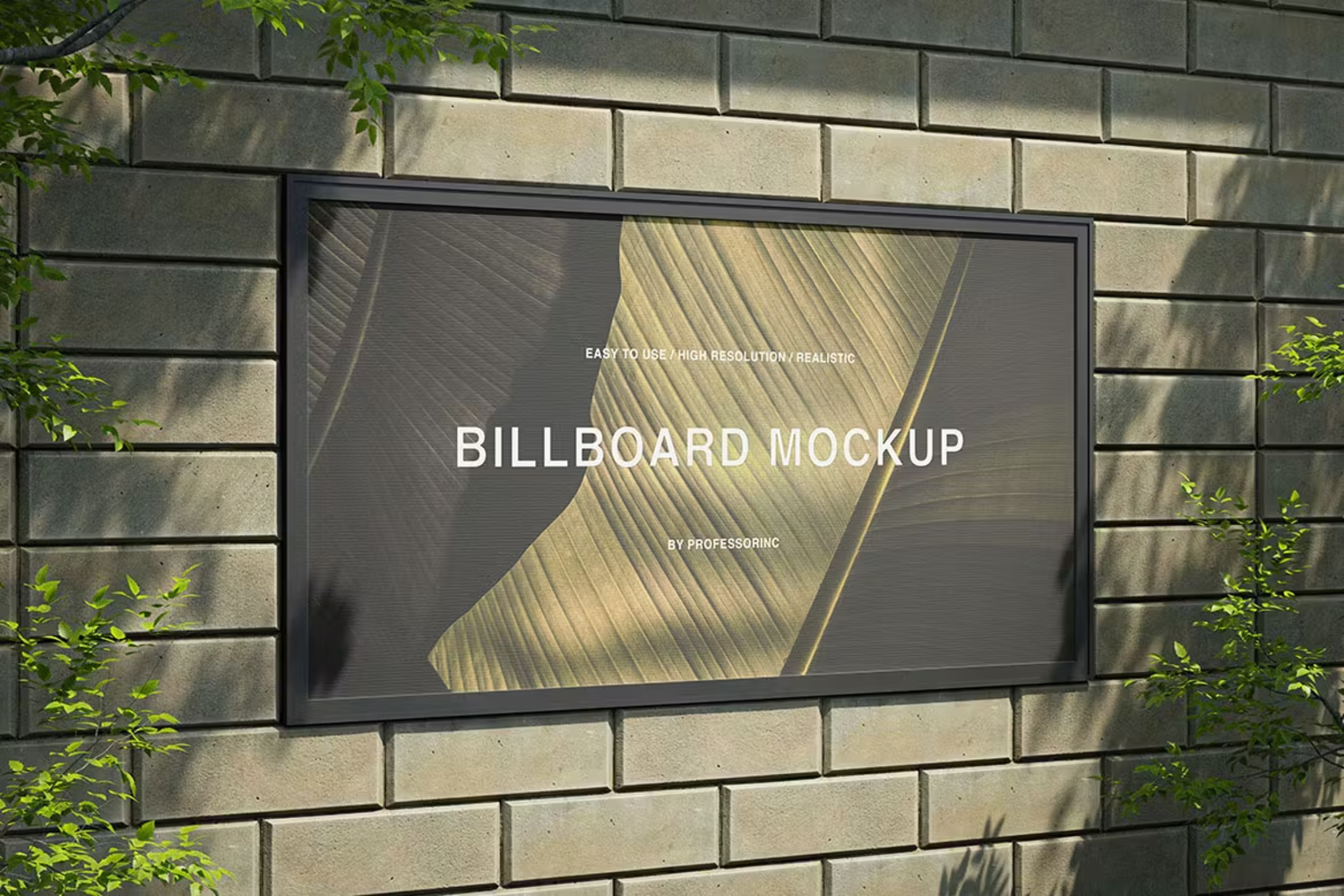 6210 专业级广告牌模型样机-Billboard Mockup Set