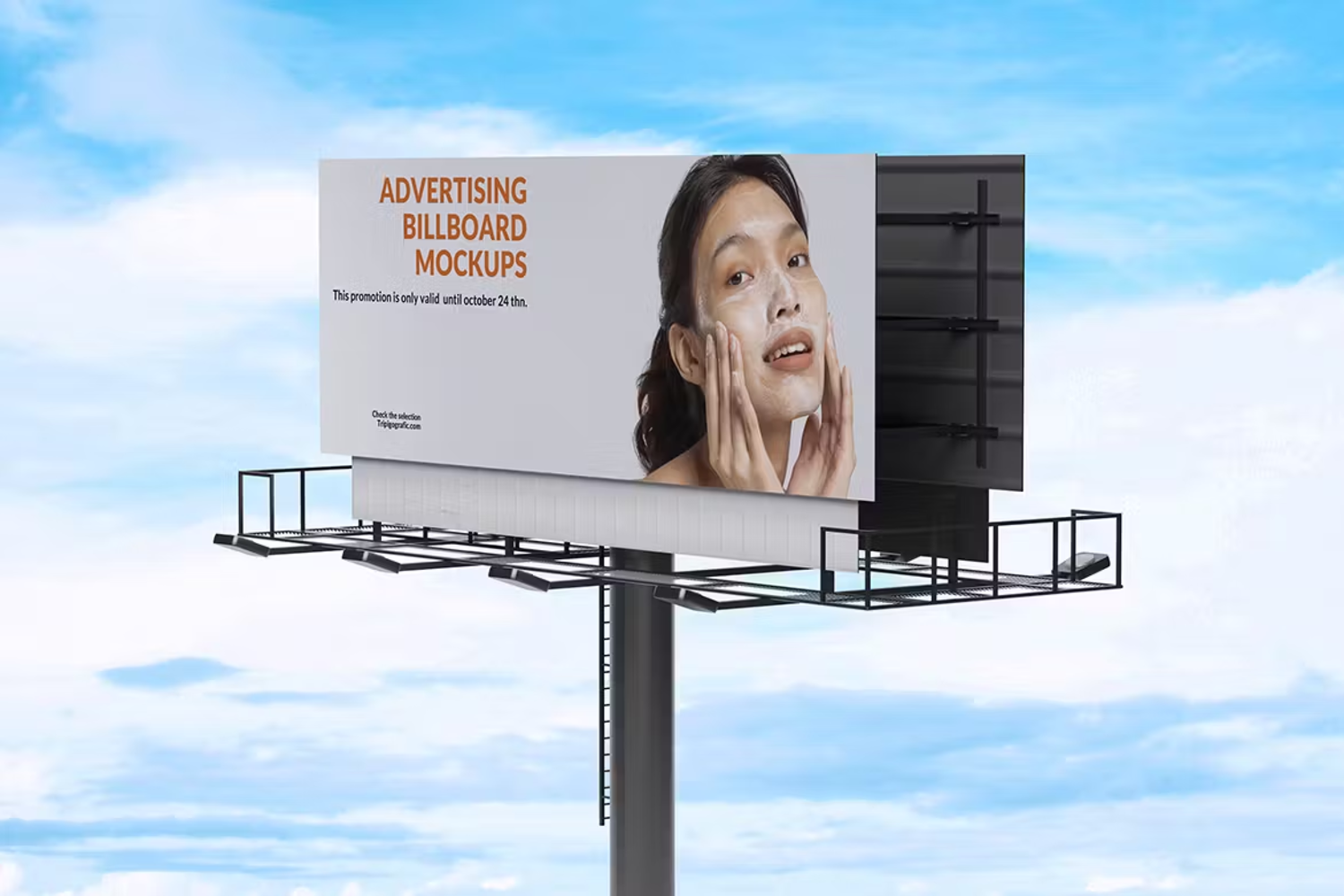 6213 高效设计广告牌模型样机-Billboard Mockup