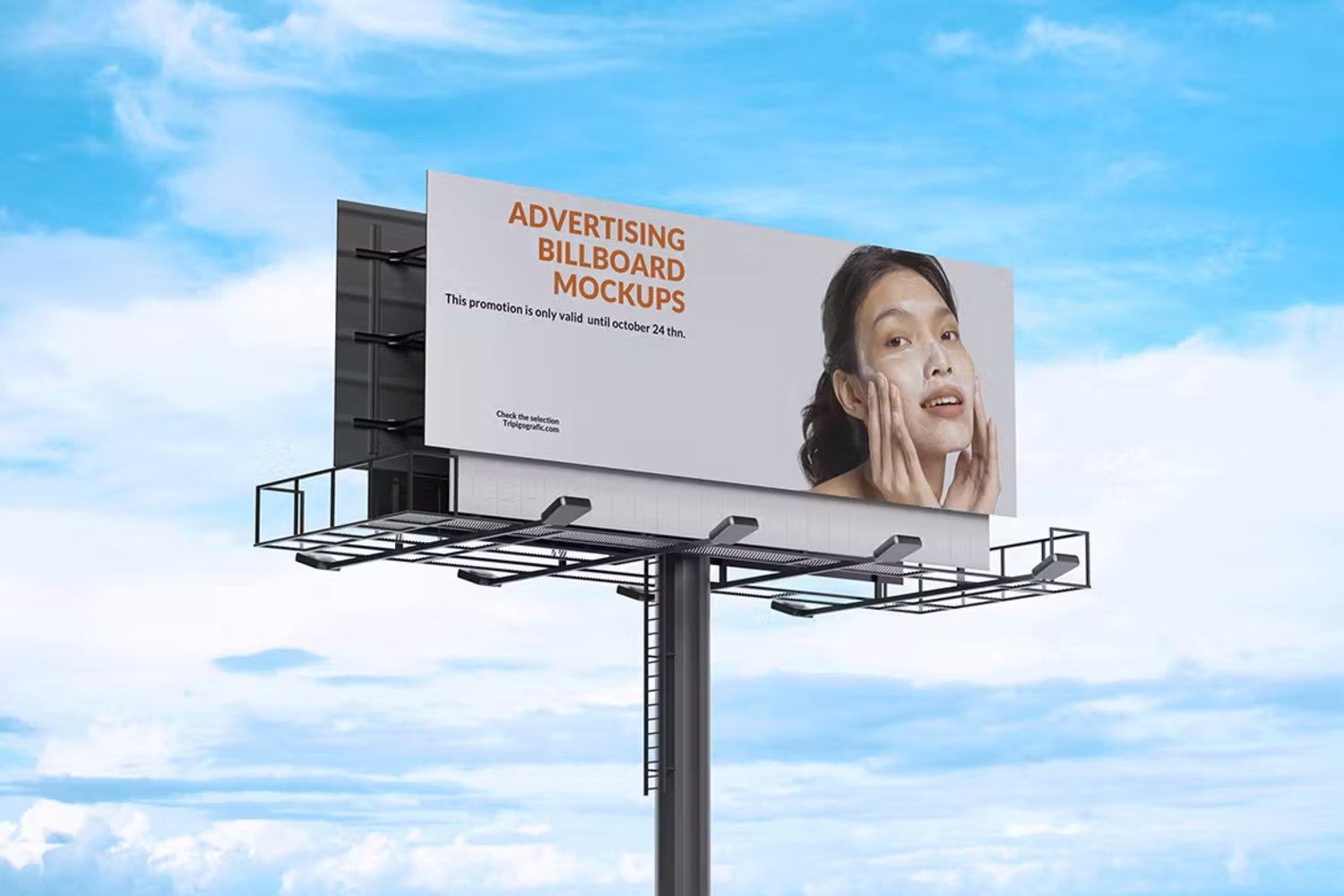 6213 高效设计广告牌模型样机-Billboard Mockup