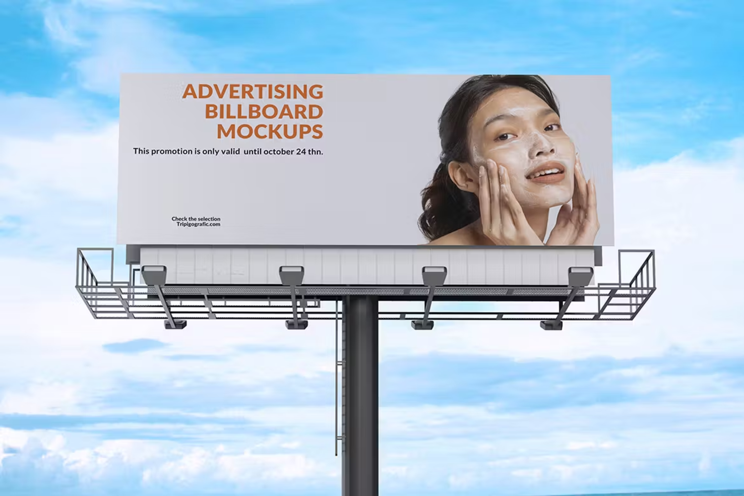 6213 高效设计广告牌模型样机-Billboard Mockup