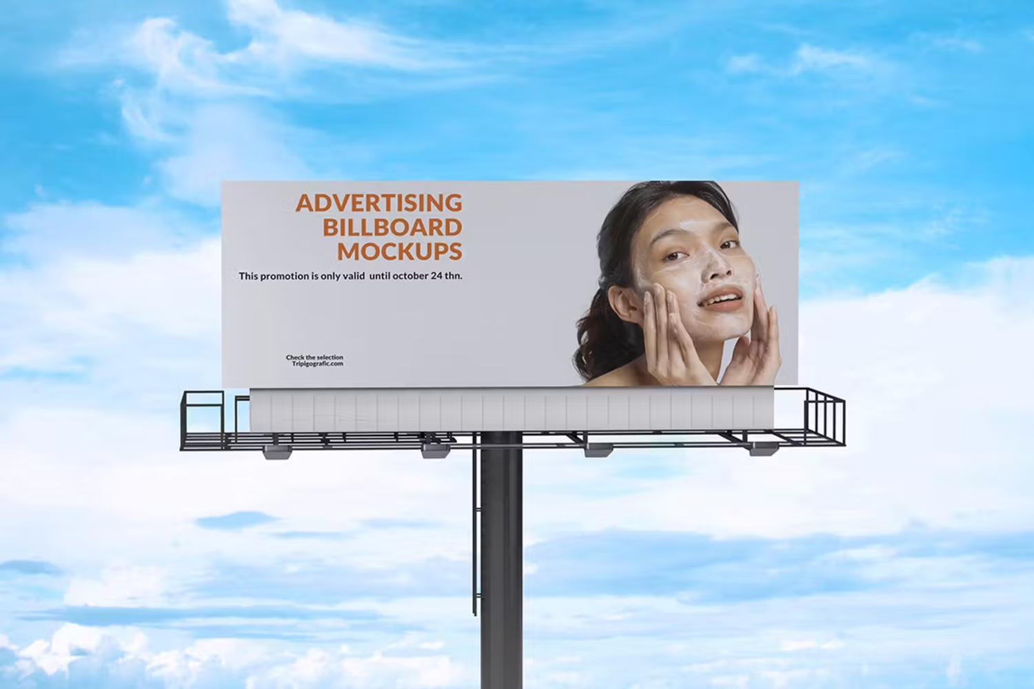 6213 高效设计广告牌模型样机-Billboard Mockup