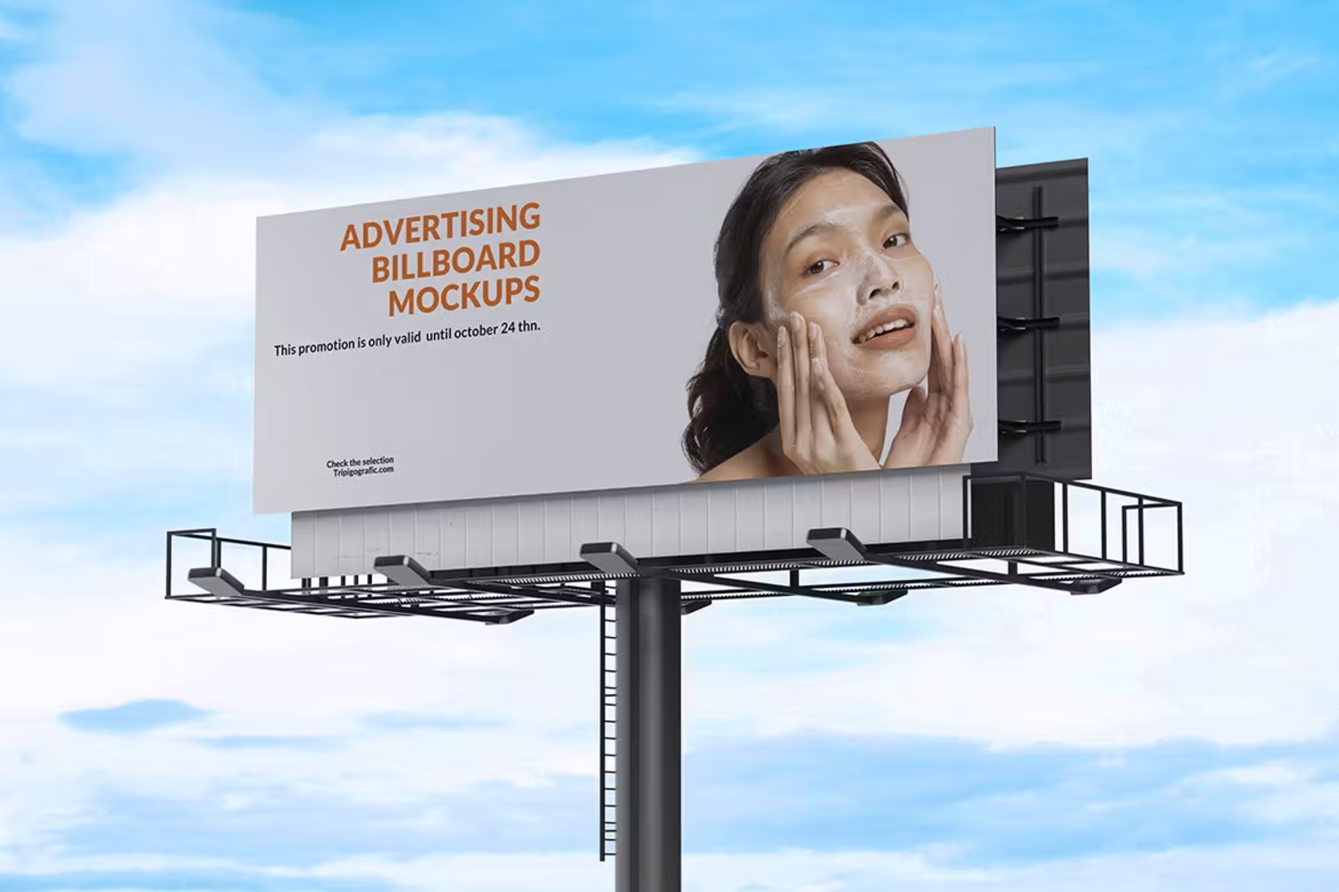 6213 高效设计广告牌模型样机-Billboard Mockup