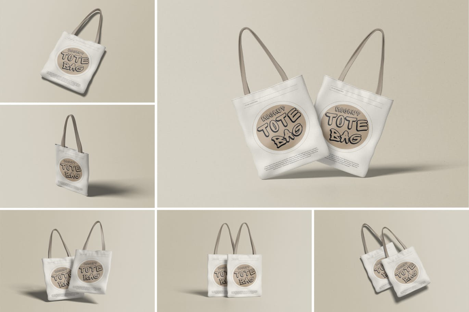 6231 创意高品质手提袋样机模型-tote-bag-mockup