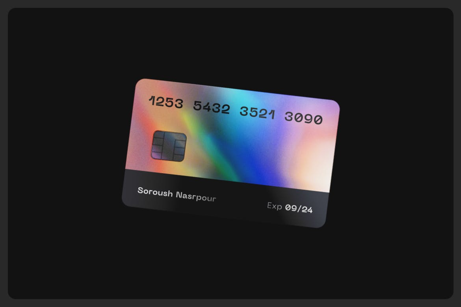 6241 创意设计信用卡样机模型-credit card mockup