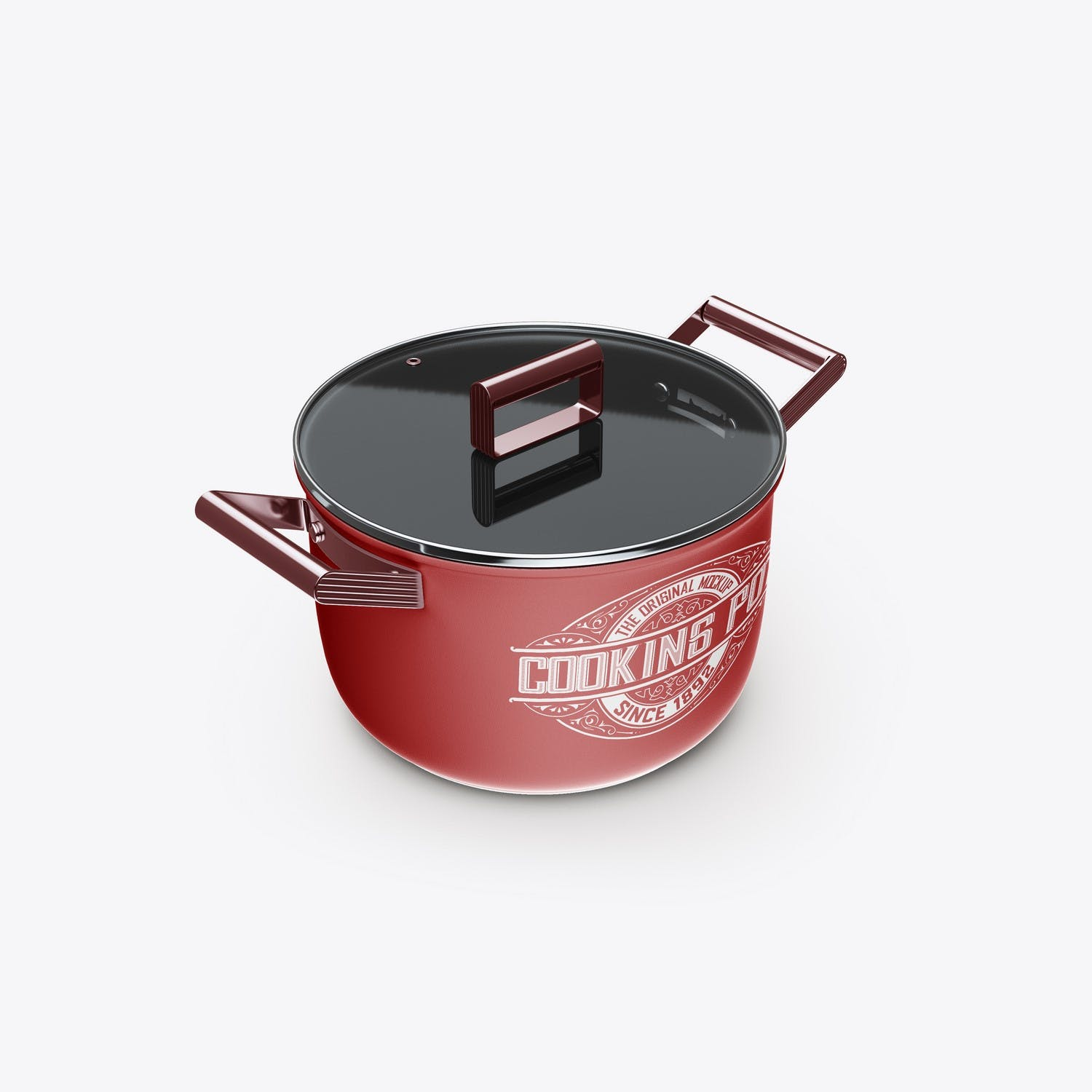 6245 烹饪锅包装设计样机-Cooking Pot Mockup