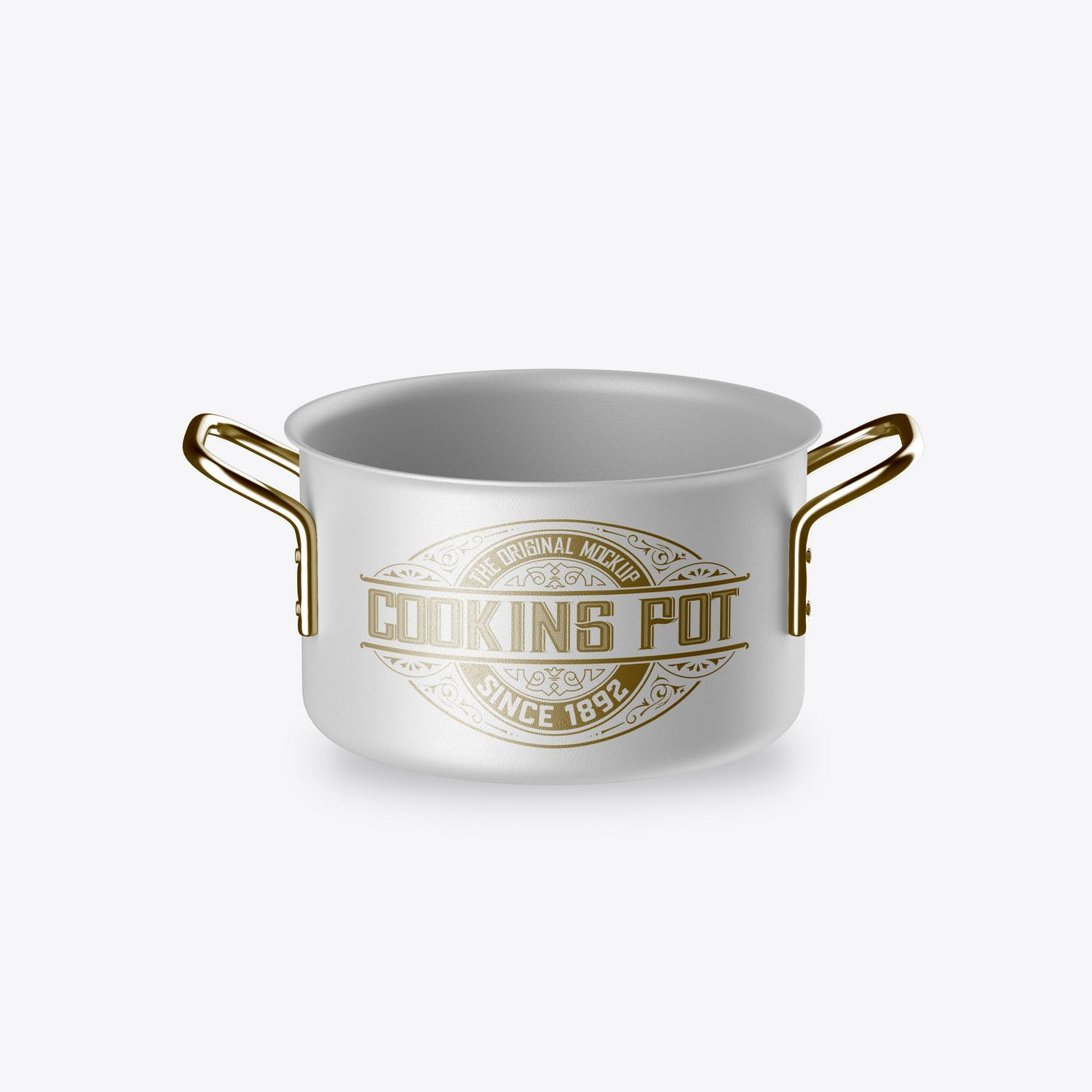 6245 烹饪锅包装设计样机-Cooking Pot Mockup