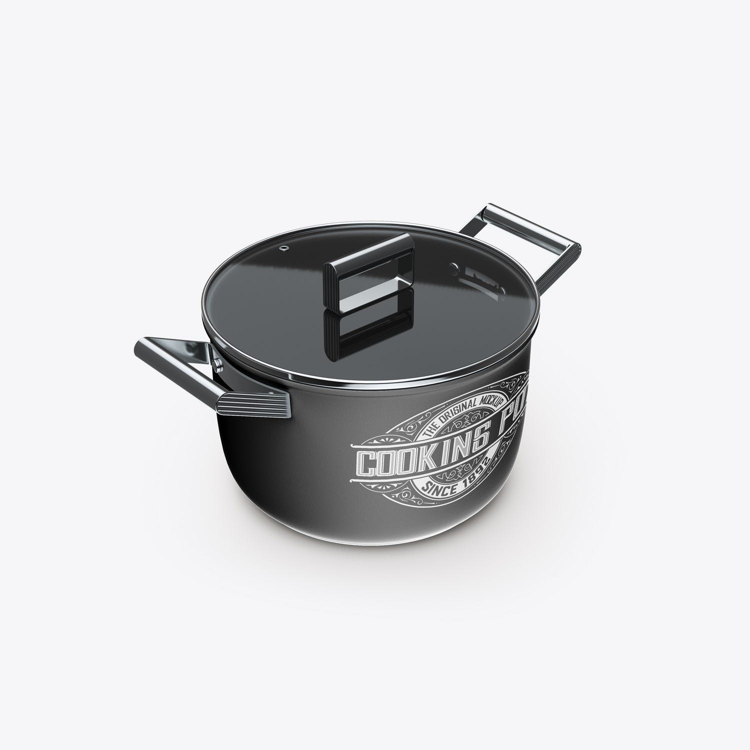 6245 烹饪锅包装设计样机-Cooking Pot Mockup