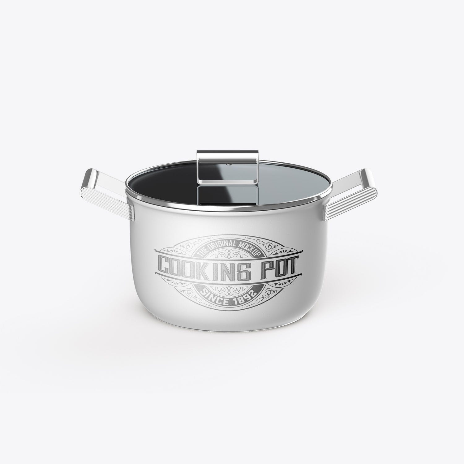 6245 烹饪锅包装设计样机-Cooking Pot Mockup