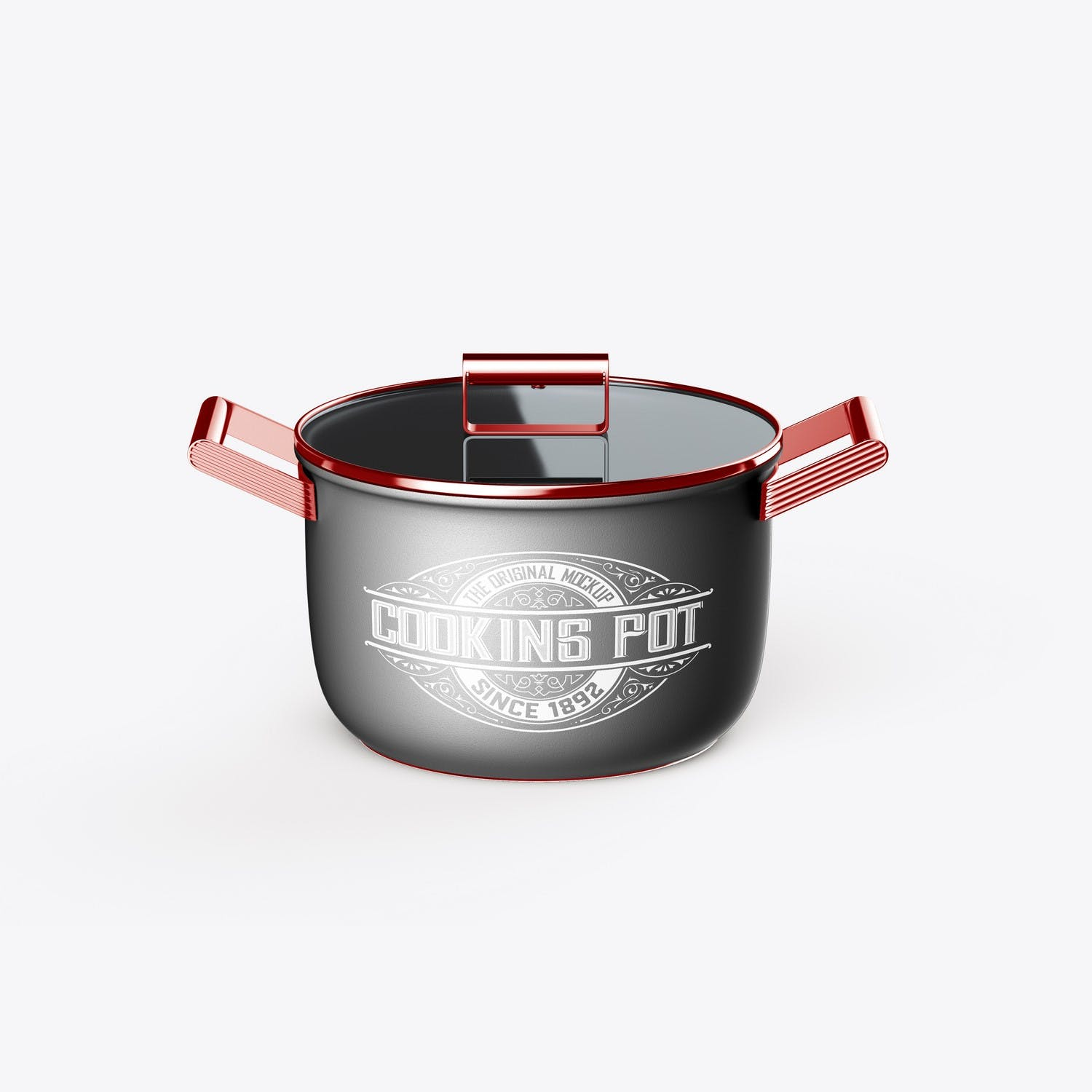 6245 烹饪锅包装设计样机-Cooking Pot Mockup