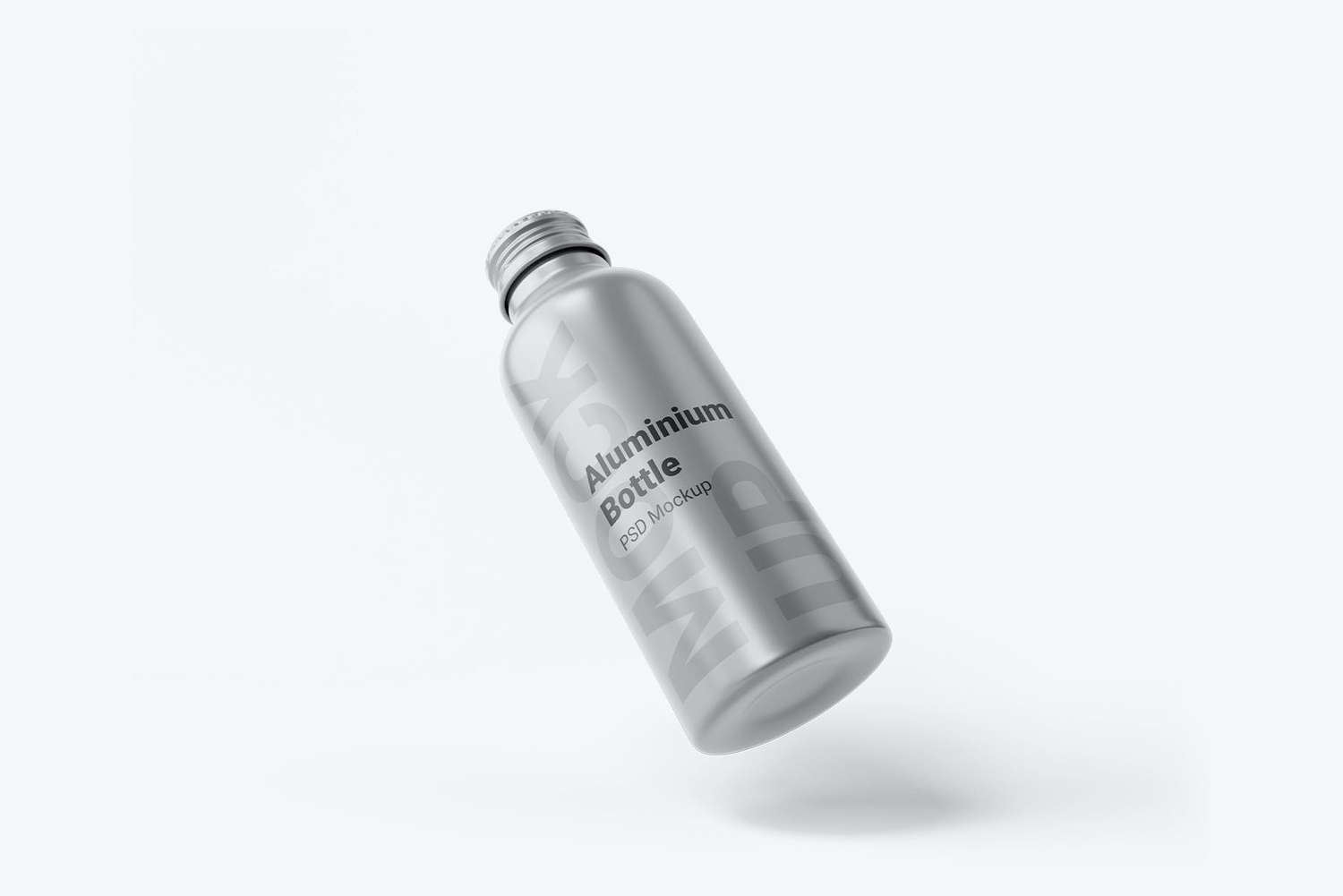 6258 铝瓶水瓶包装设计样机-Aluminium Bottle Mockup