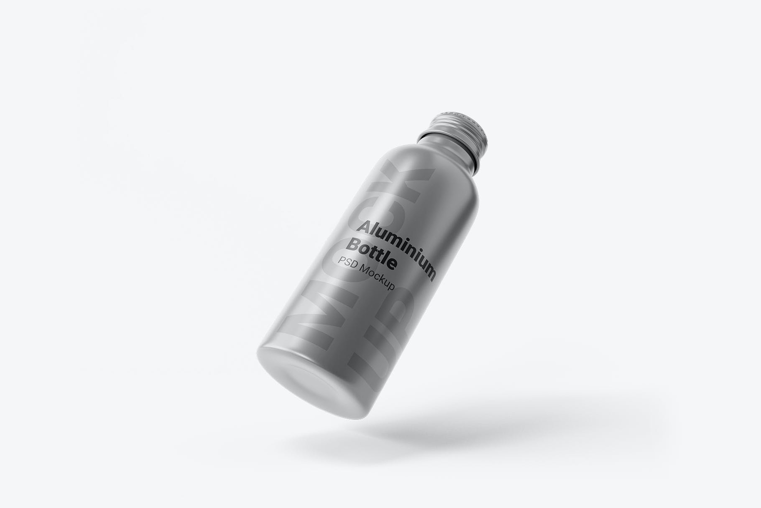 6258 铝瓶水瓶包装设计样机-Aluminium Bottle Mockup