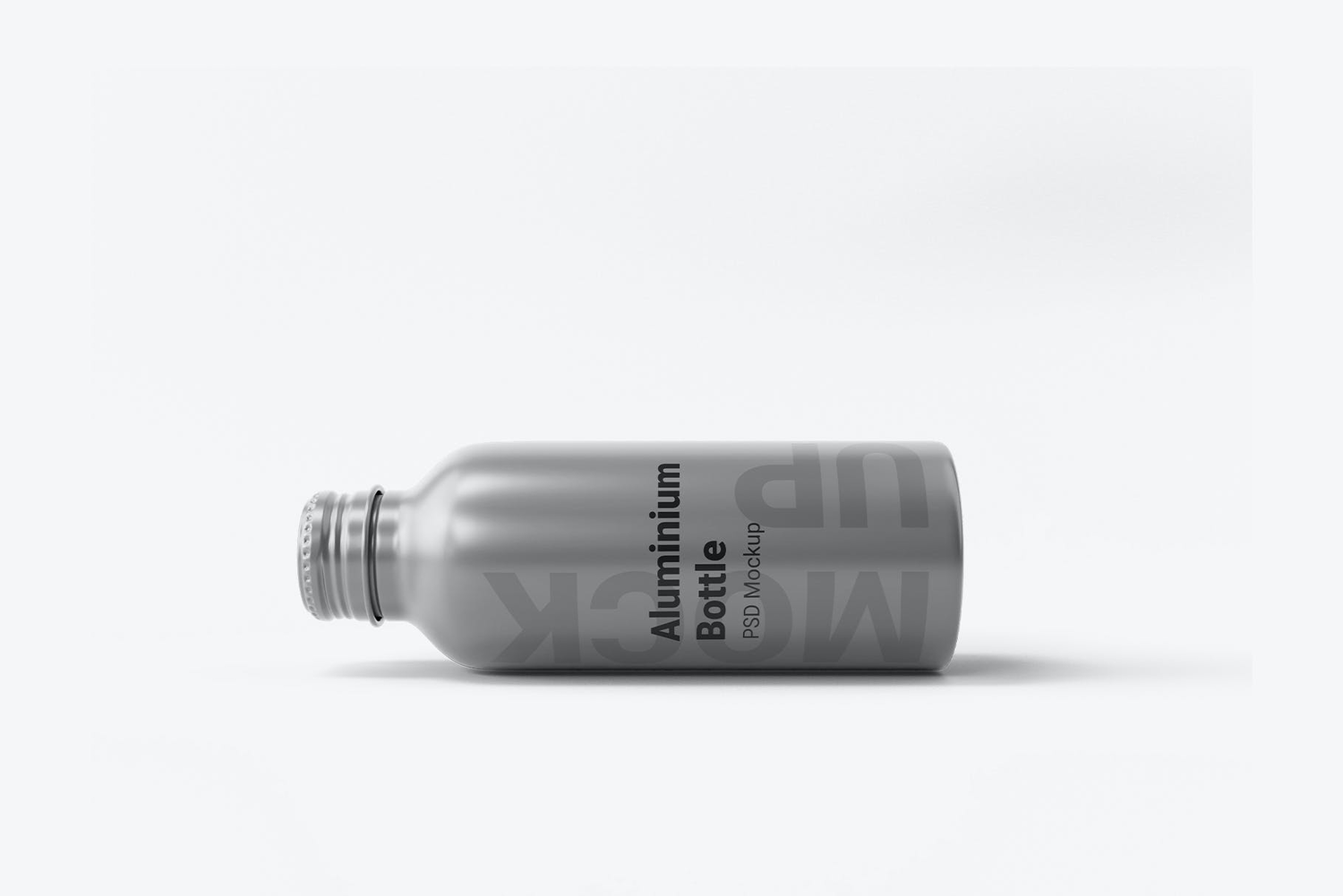 6258 铝瓶水瓶包装设计样机-Aluminium Bottle Mockup