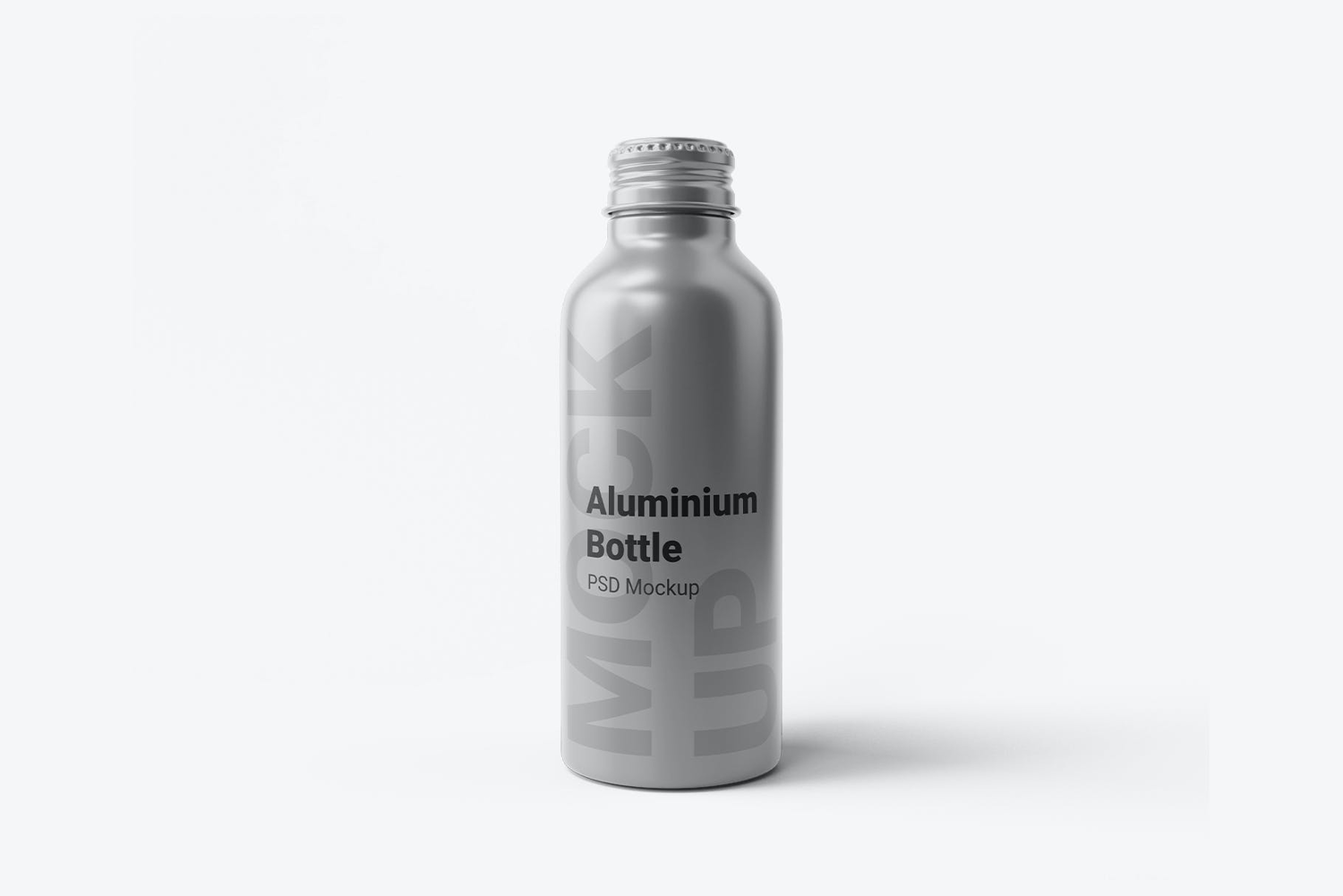 6258 铝瓶水瓶包装设计样机-Aluminium Bottle Mockup