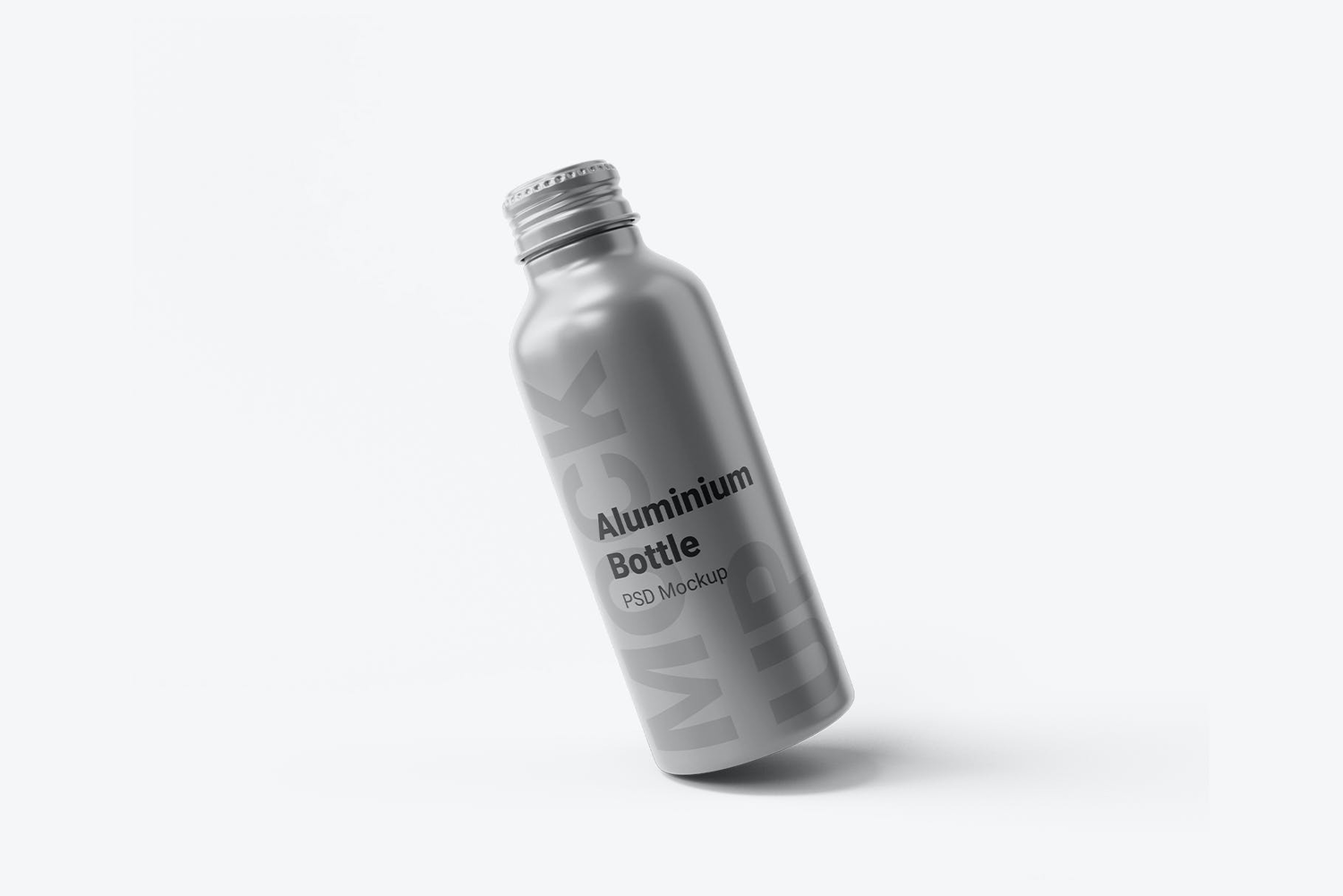 6258 铝瓶水瓶包装设计样机-Aluminium Bottle Mockup