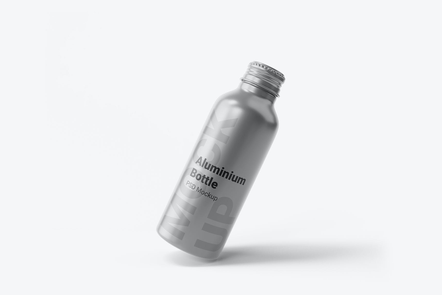 6258 铝瓶水瓶包装设计样机-Aluminium Bottle Mockup